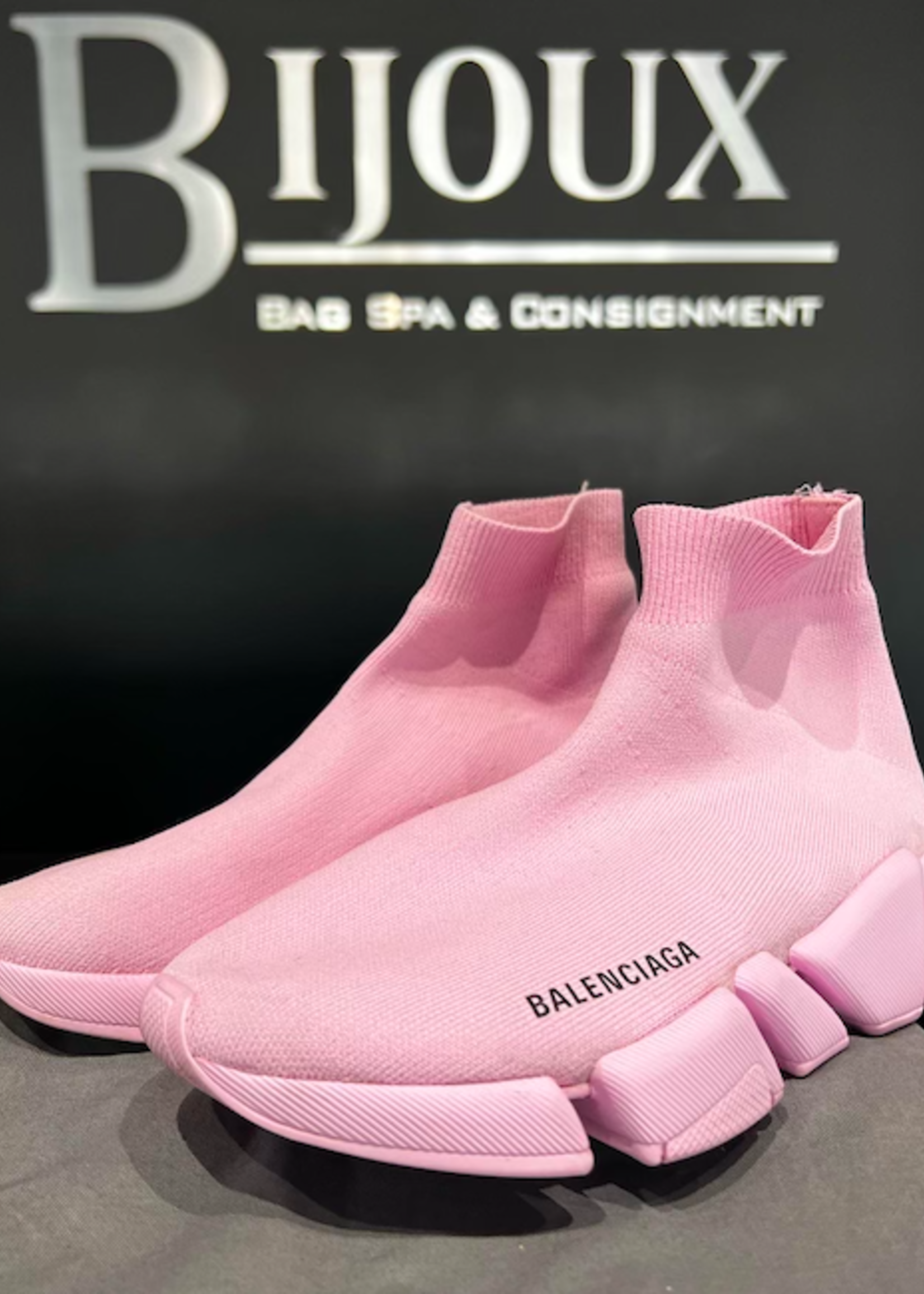 Balenciaga SOLD - Balenciaga Sock Shoe Pink- 37