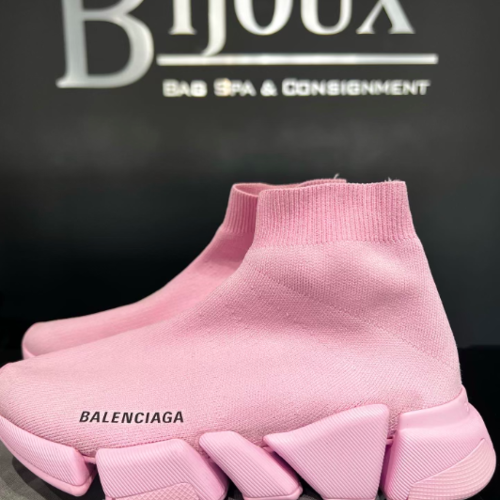 Balenciaga SOLD - Balenciaga Sock Shoe Pink- 37