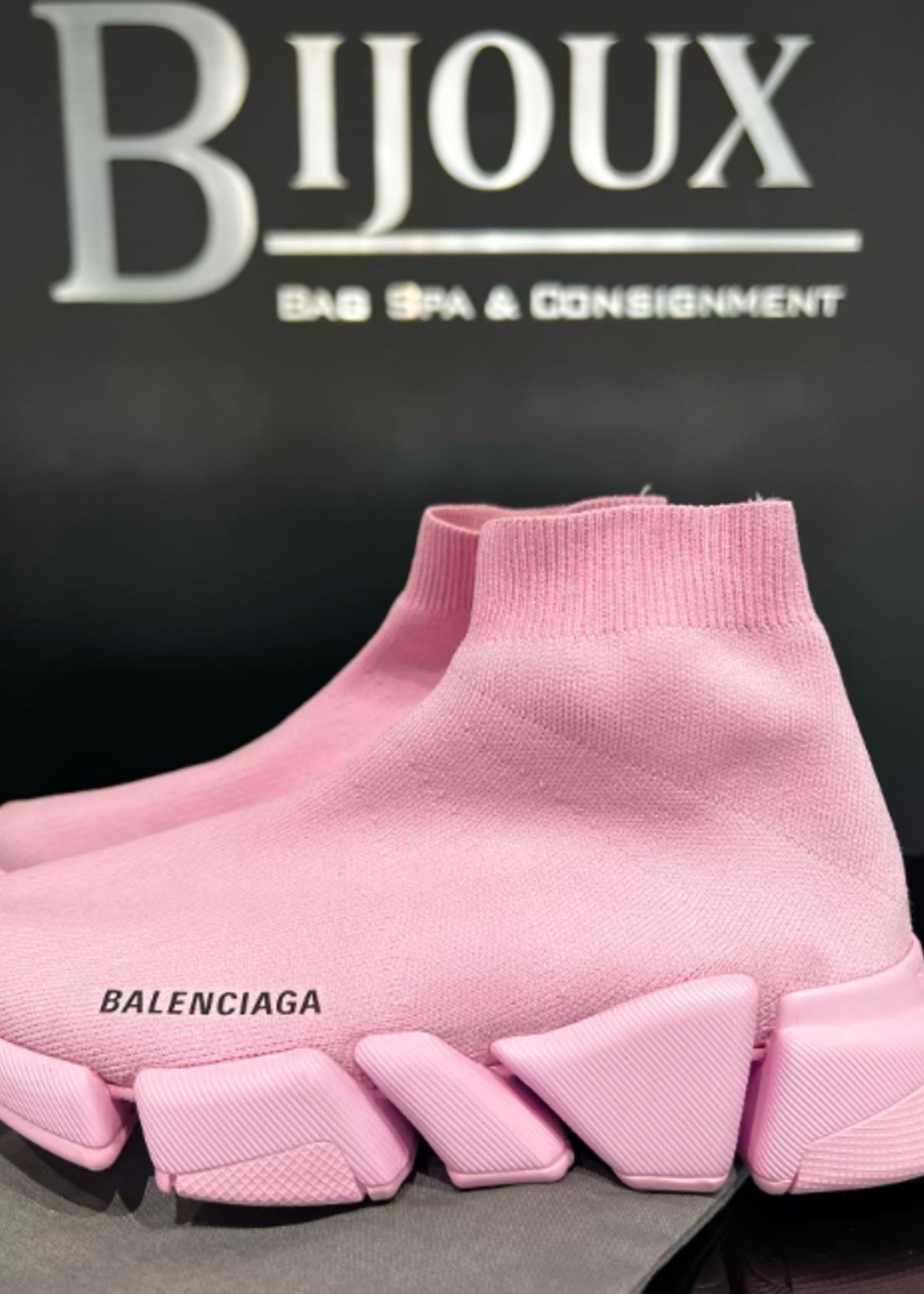 Balenciaga SOLD - Balenciaga Sock Shoe Pink- 37
