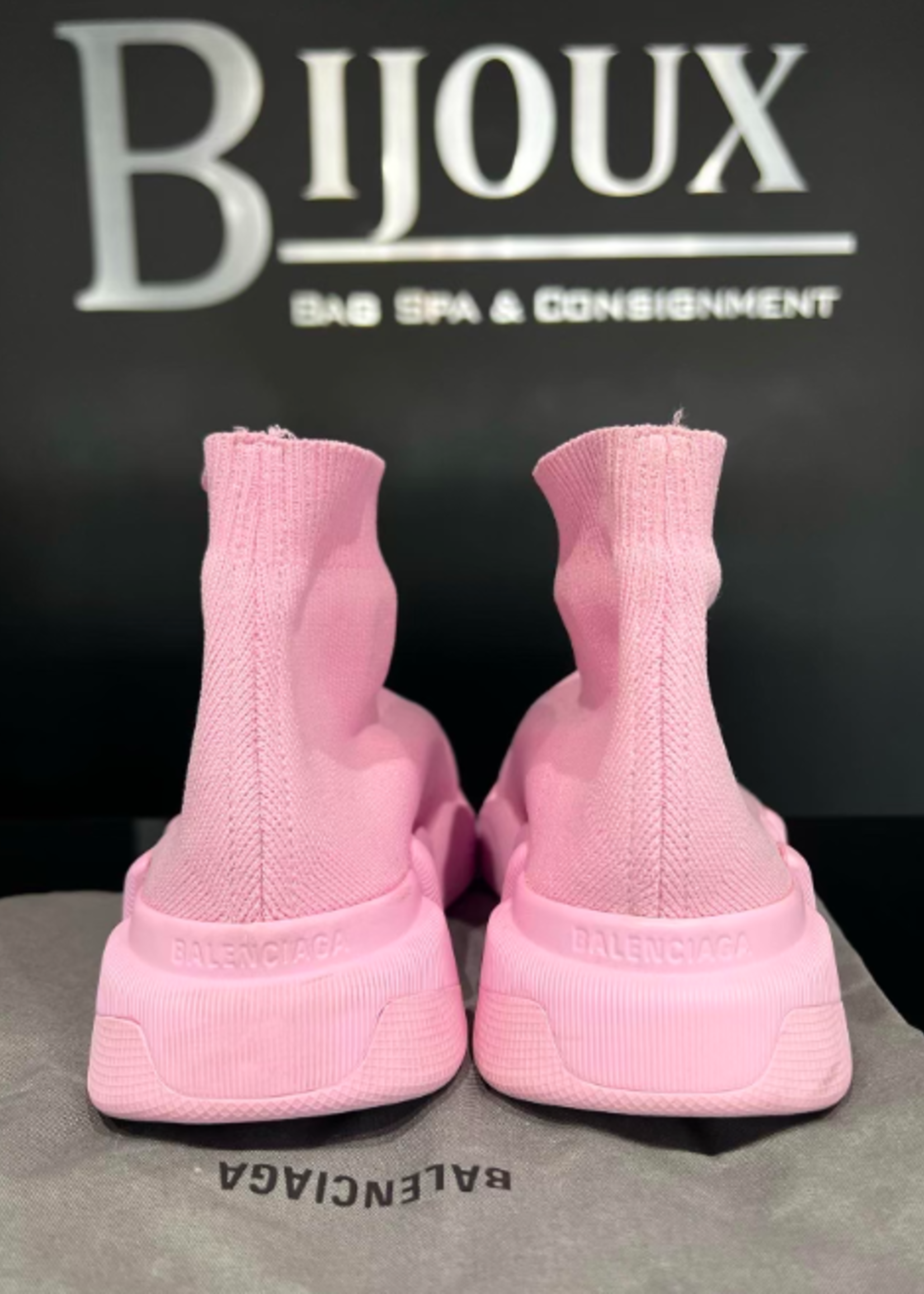Balenciaga SOLD - Balenciaga Sock Shoe Pink- 37