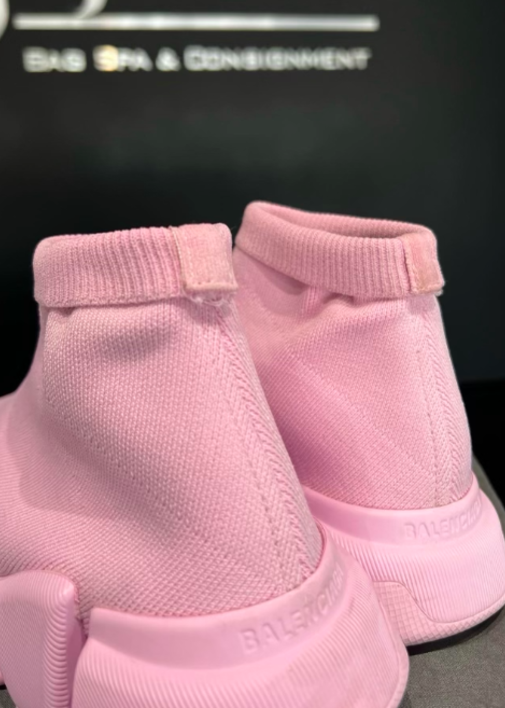 Balenciaga SOLD - Balenciaga Sock Shoe Pink- 37
