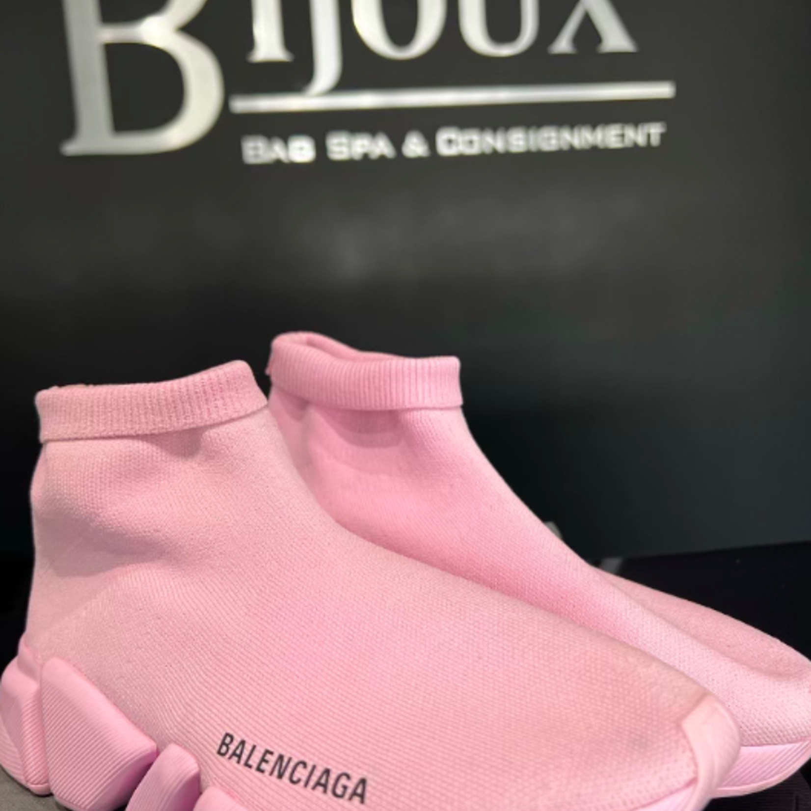 Balenciaga SOLD - Balenciaga Sock Shoe Pink- 37