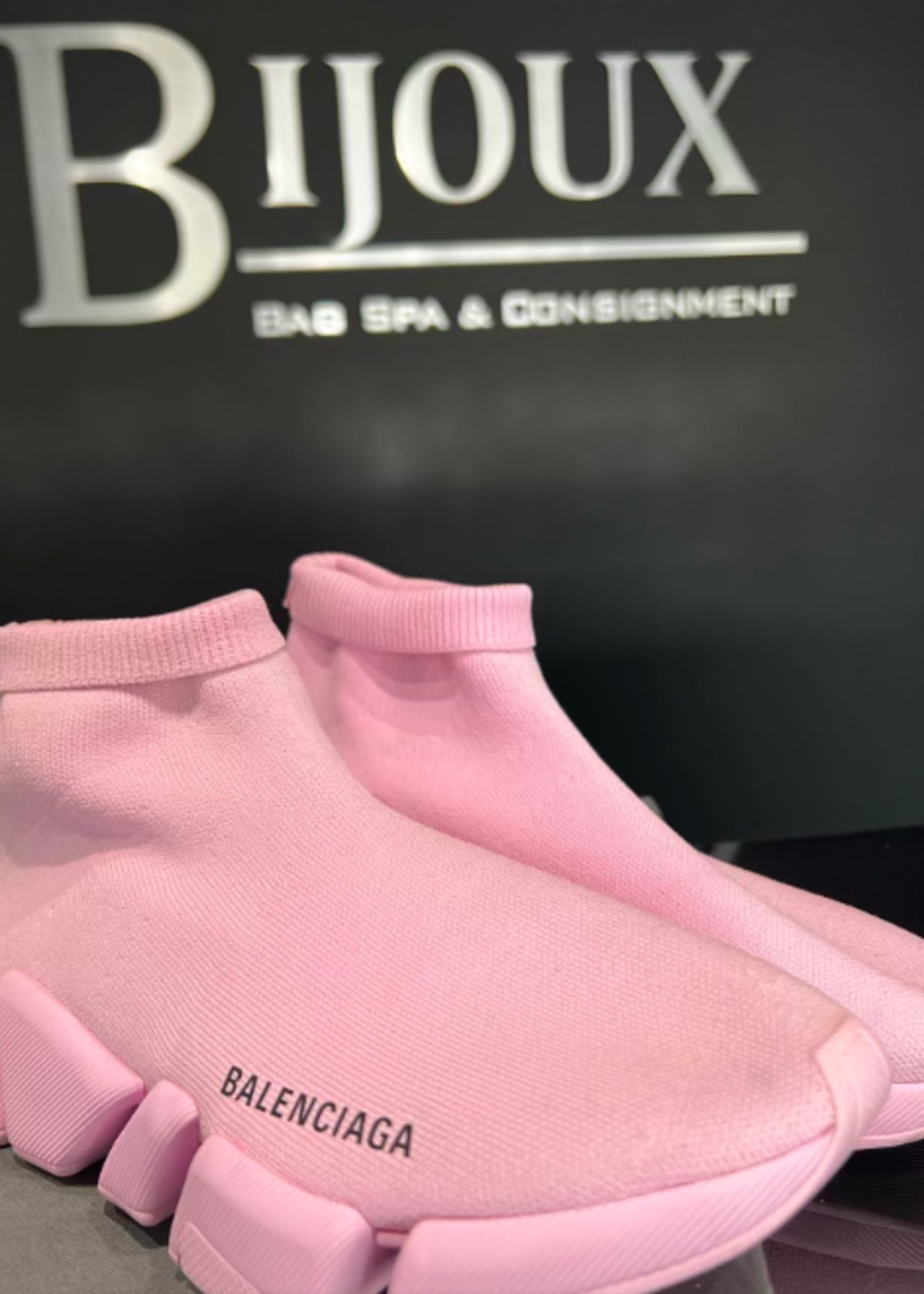 Balenciaga SOLD - Balenciaga Sock Shoe Pink- 37