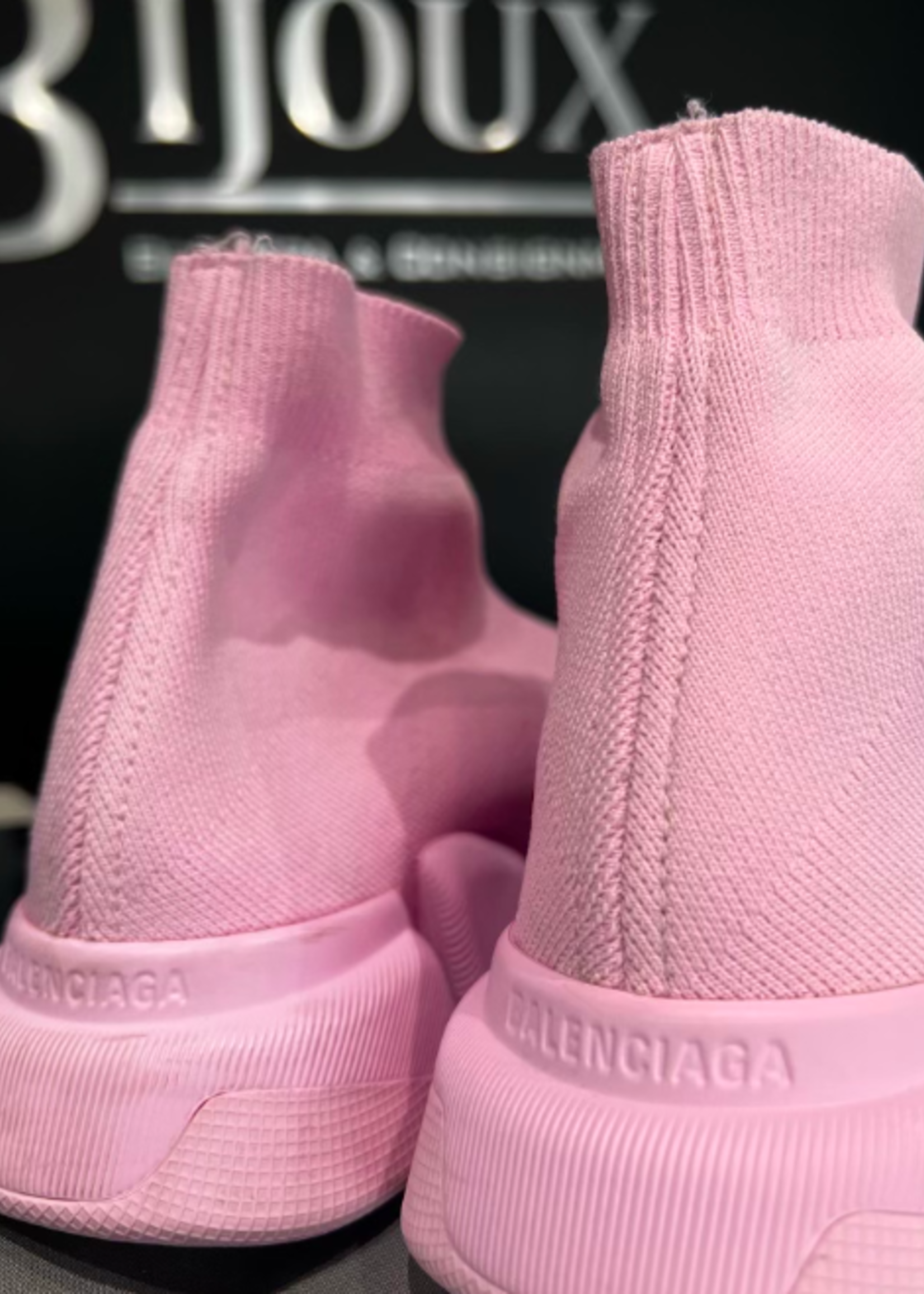 Balenciaga SOLD - Balenciaga Sock Shoe Pink- 37