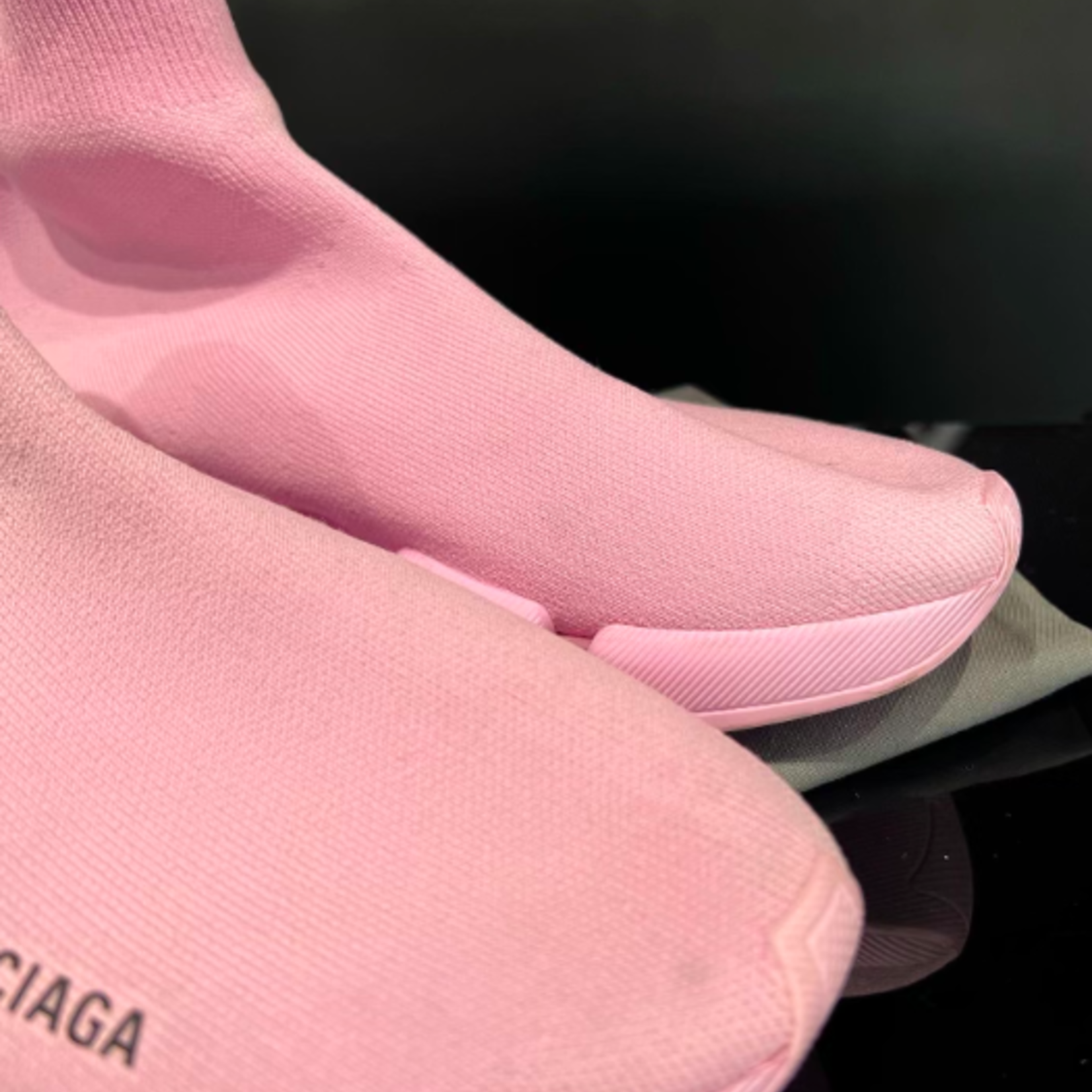 Balenciaga SOLD - Balenciaga Sock Shoe Pink- 37