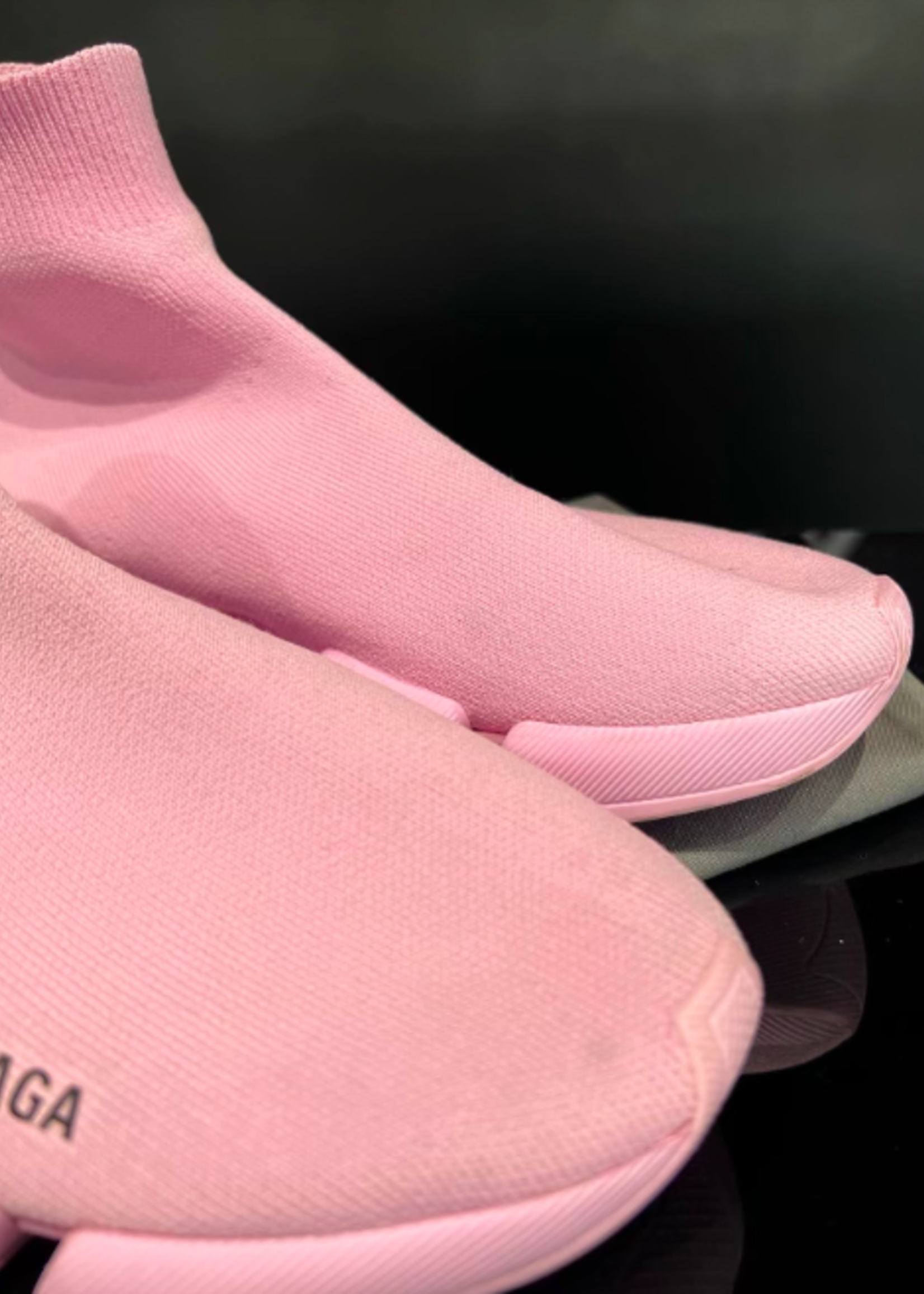 Balenciaga SOLD - Balenciaga Sock Shoe Pink- 37
