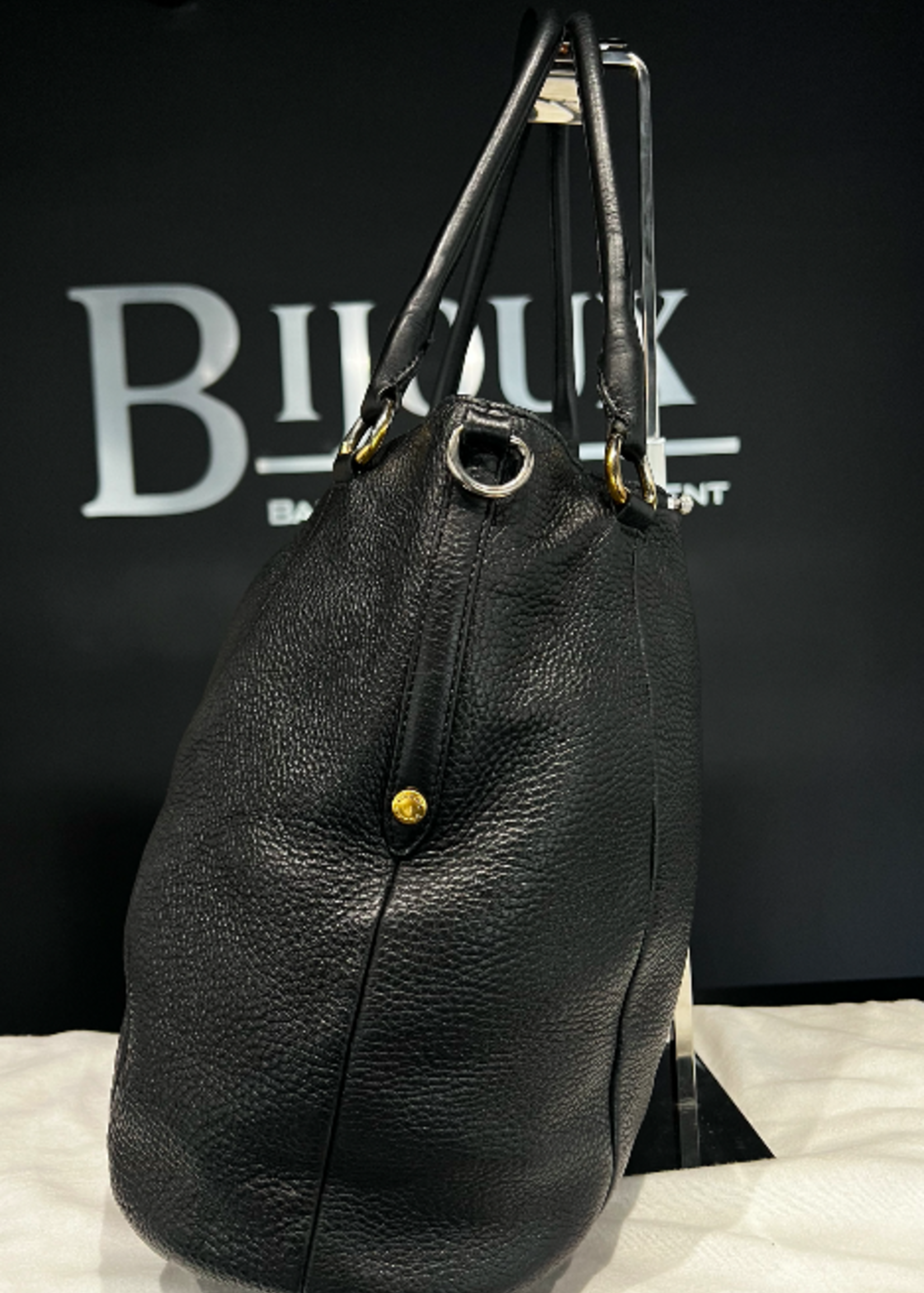Prada SOLD - Prada Black Leather Tote