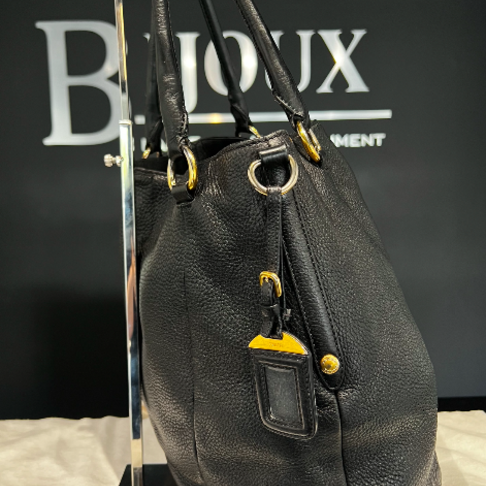 Prada SOLD - Prada Black Leather Tote