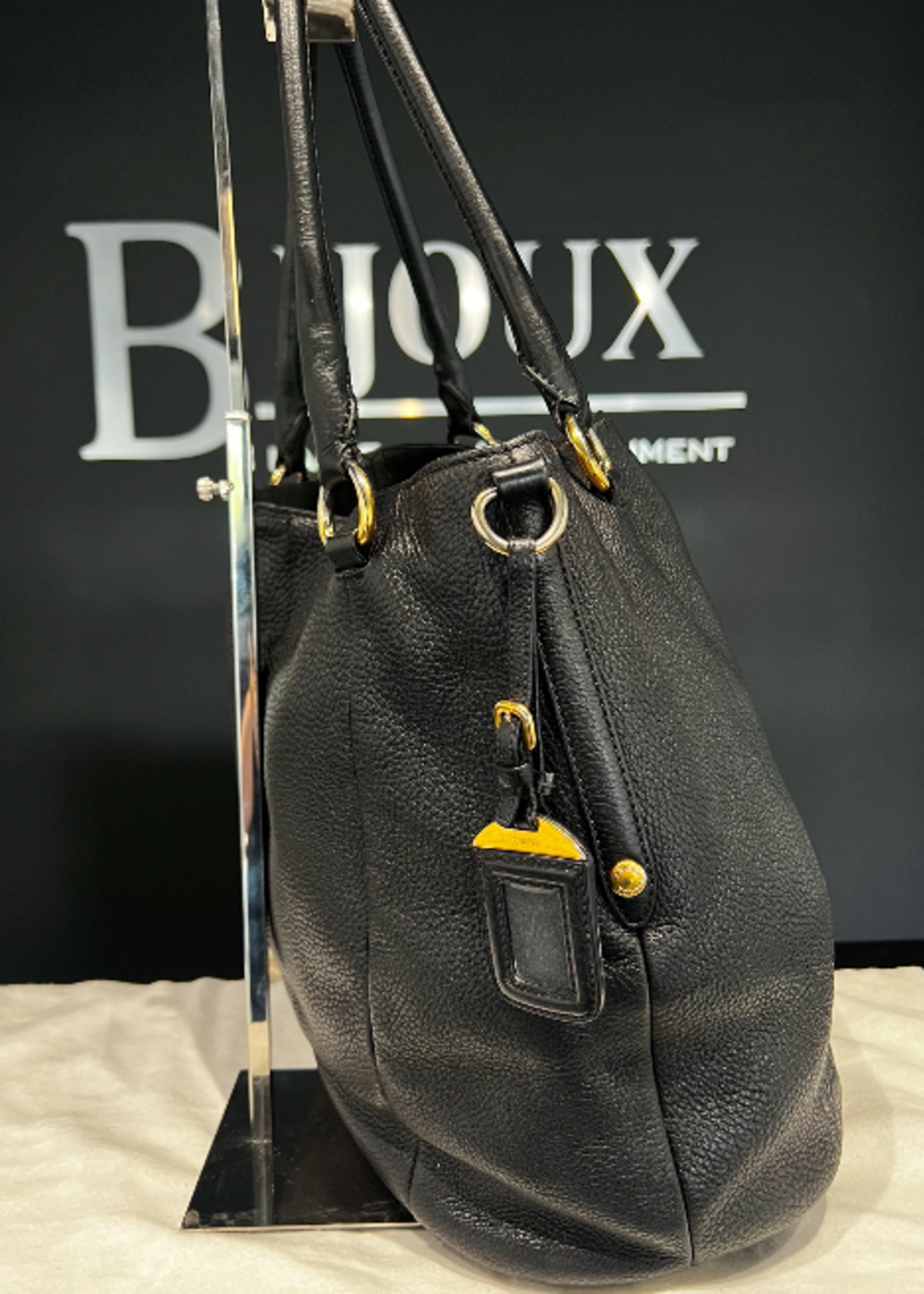 Prada SOLD - Prada Black Leather Tote