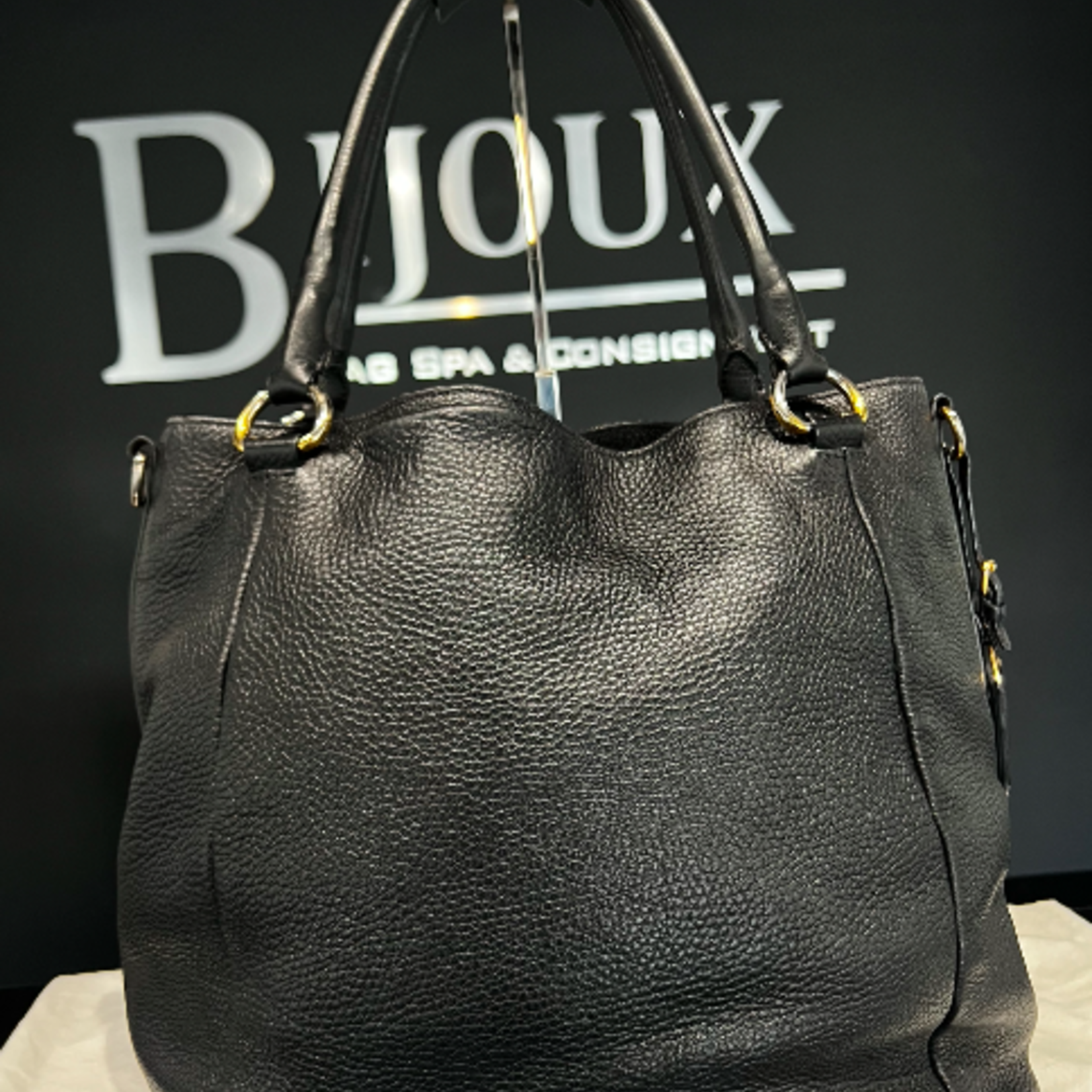 Prada SOLD - Prada Black Leather Tote
