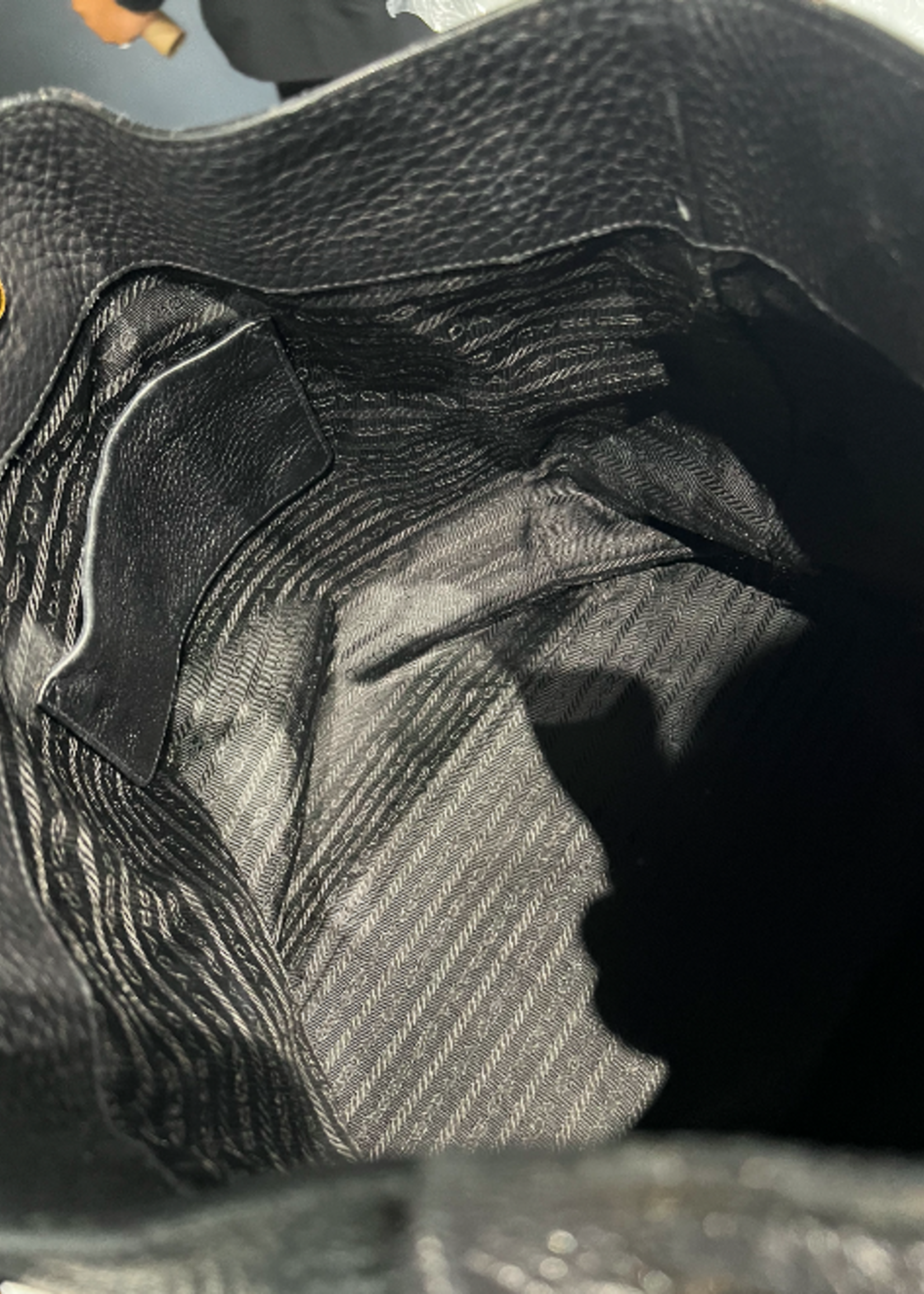 Prada SOLD - Prada Black Leather Tote