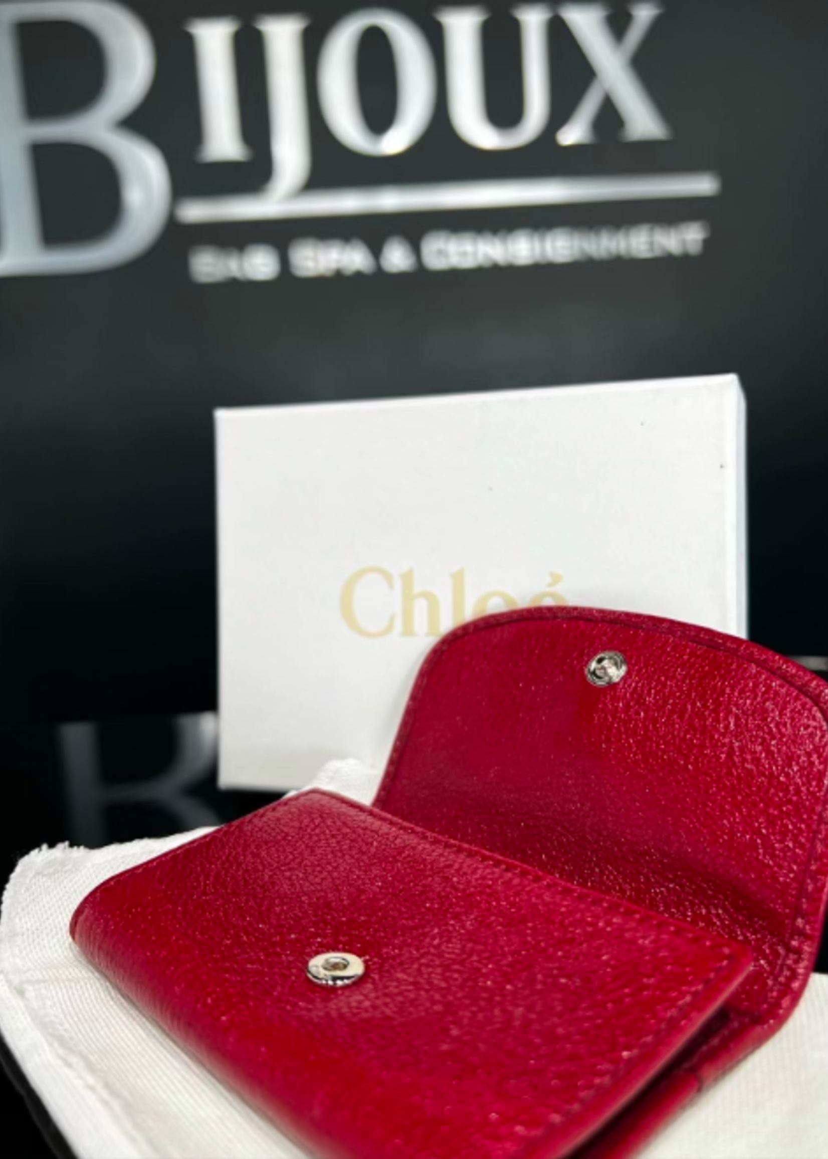 Chloe Chloe Key Red Holder