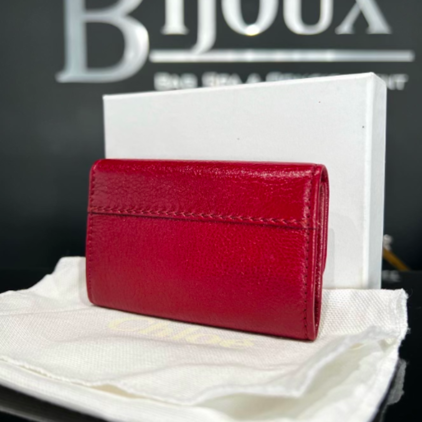 Chloe Chloe Key Red Holder