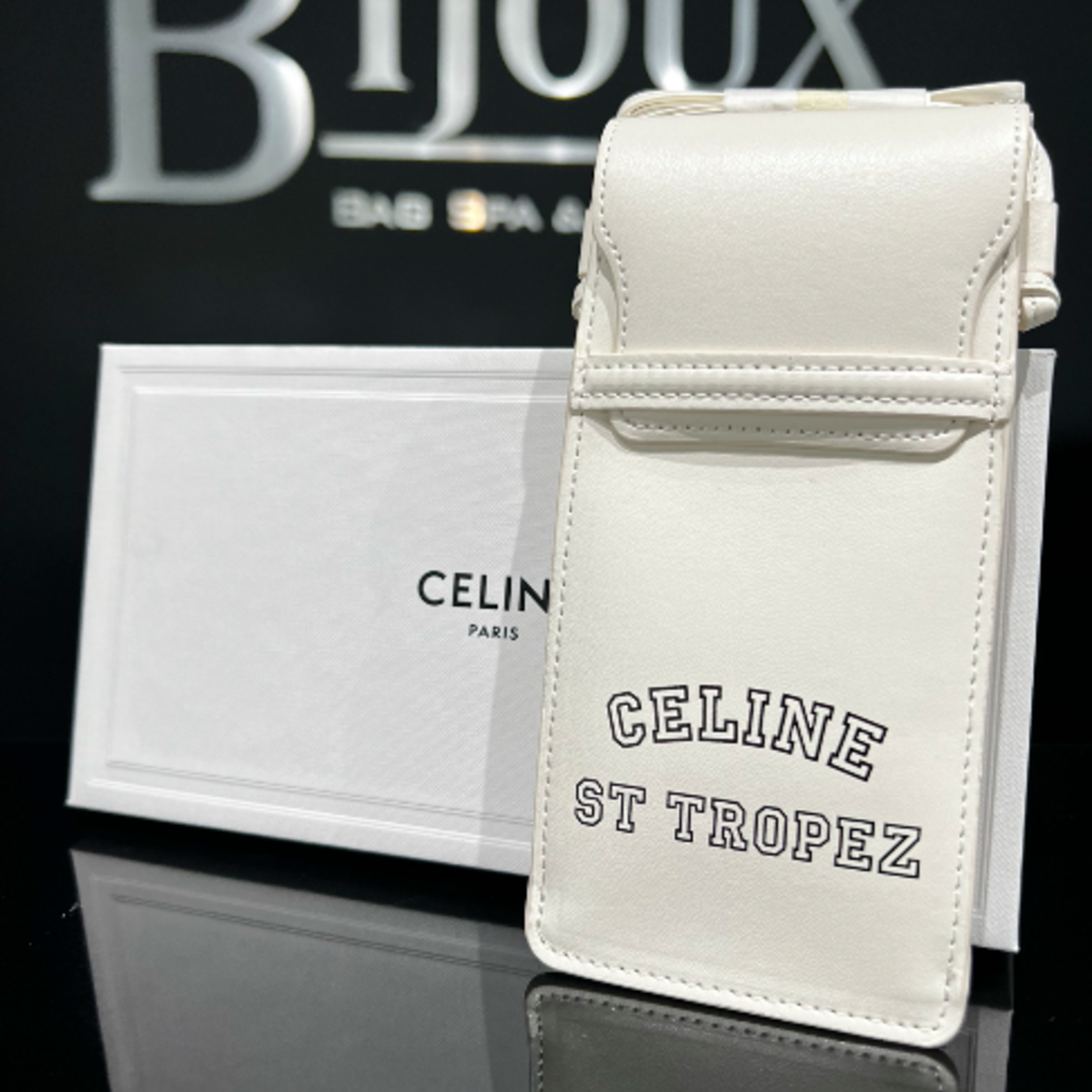 Celine SOLD - CELINE ST TROPEZ LEATHER CASE
