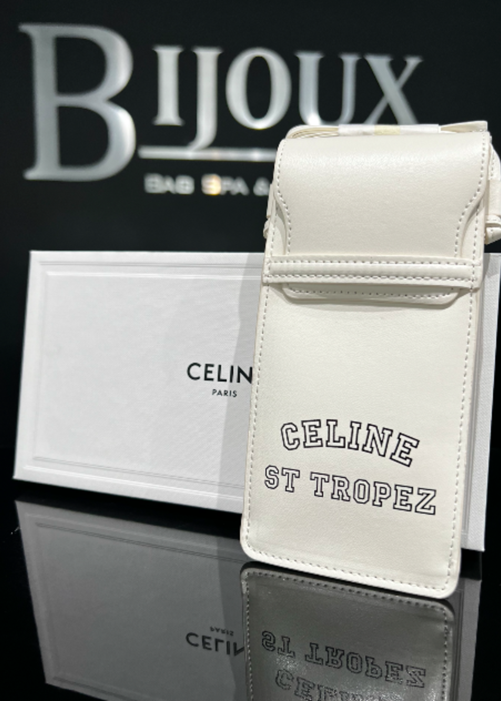 Celine SOLD - CELINE ST TROPEZ LEATHER CASE