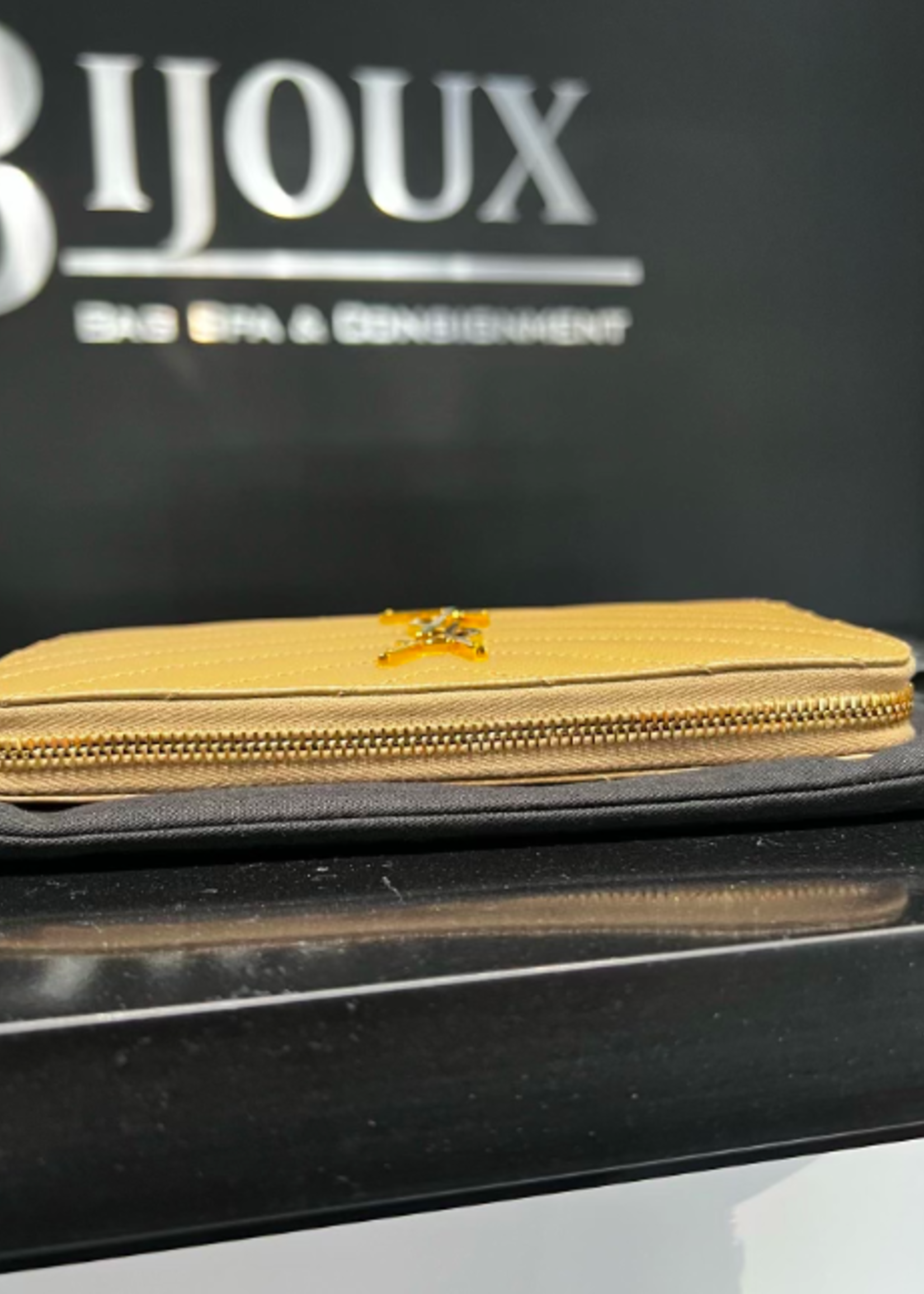 Saint Laurent SOLD - Saint Laurent Cassandre Matelassè Zip Around Wallet