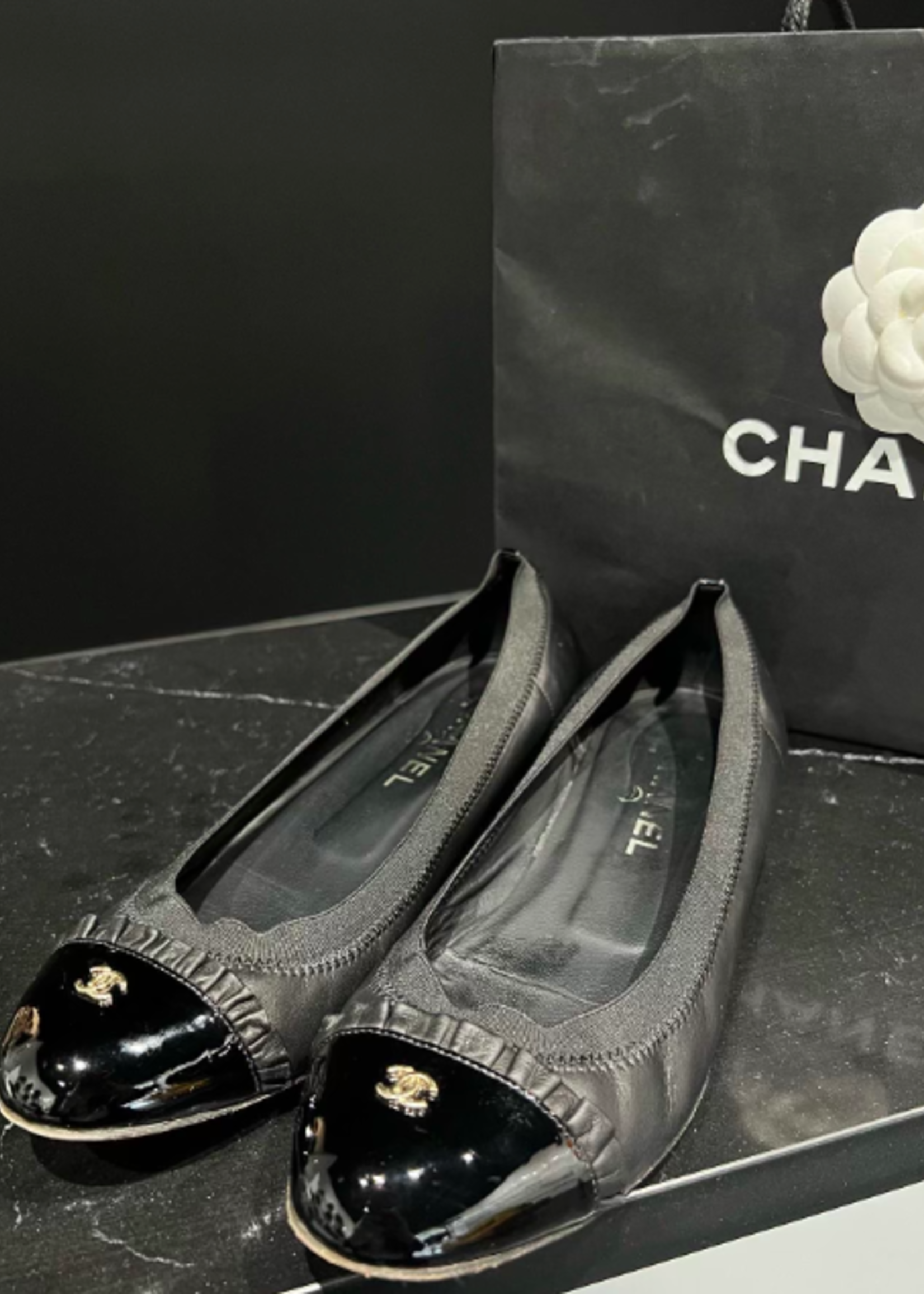 Chanel SOLD - Chanel Ballerina Flats 38.5