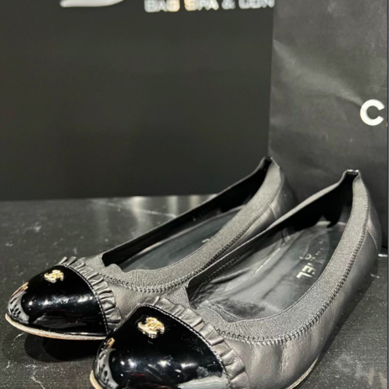 Chanel SOLD - Chanel Ballerina Flats 38.5