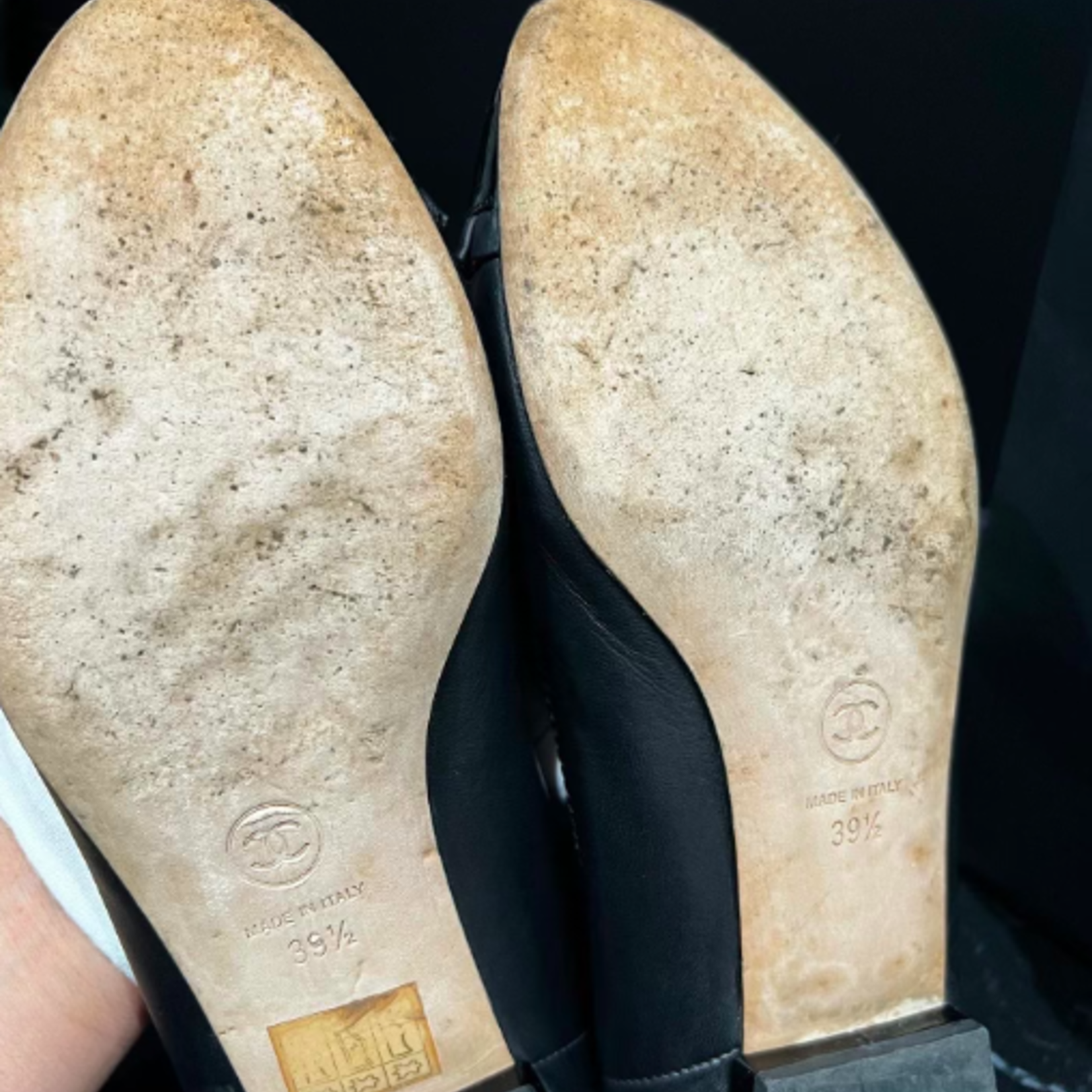 Chanel SOLD - Chanel Ballerina Flats 38.5