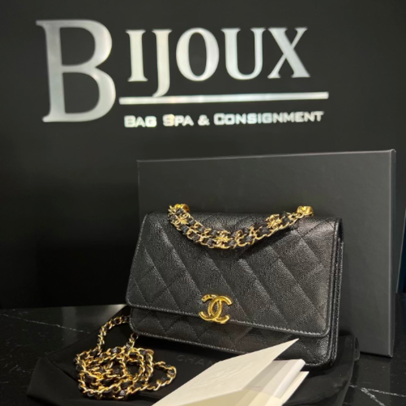 Chanel SOLD - Chanel Classic Handle Wallet on Chain