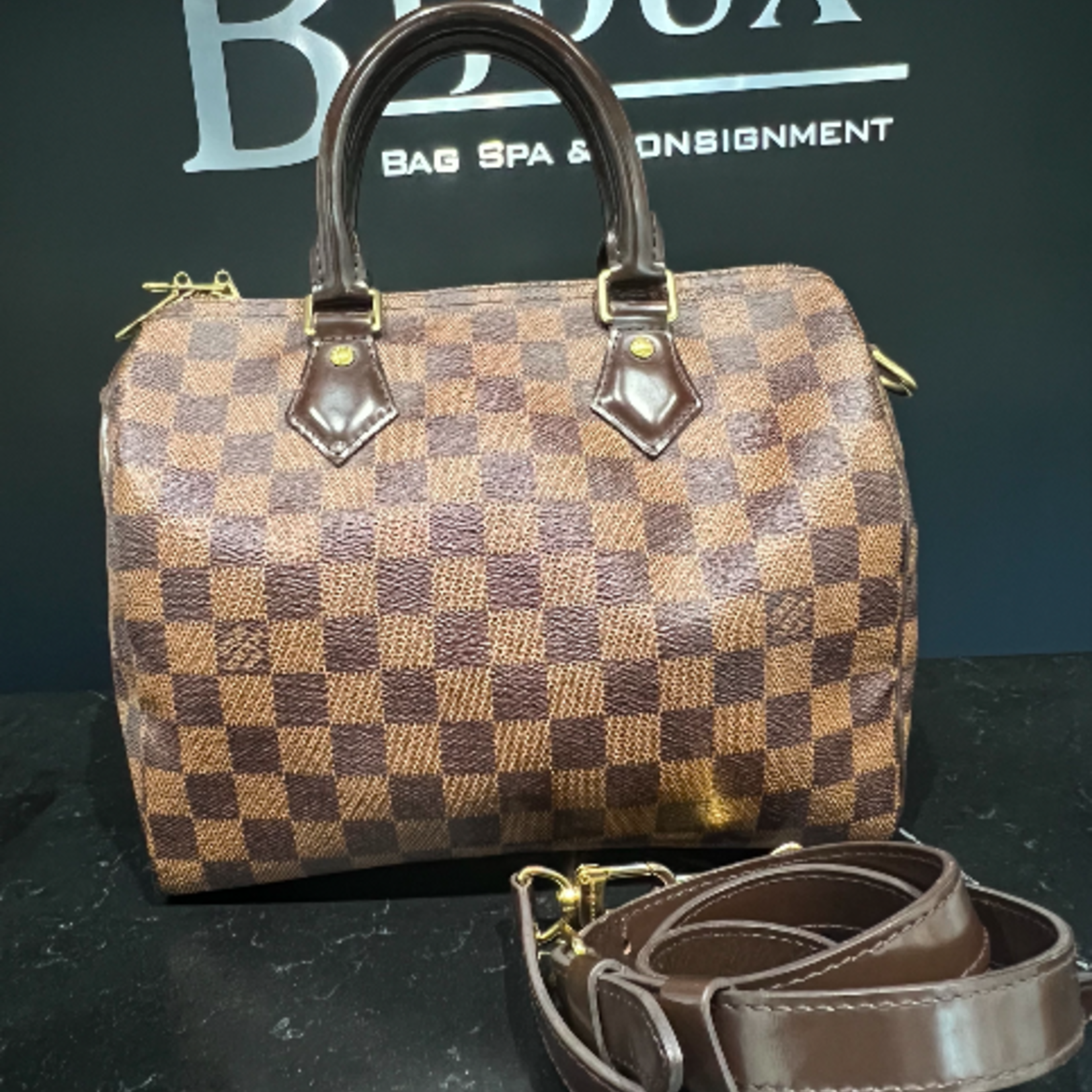 Louis Vuitton SOLD - Speedy 25 Monogram Bandouliere