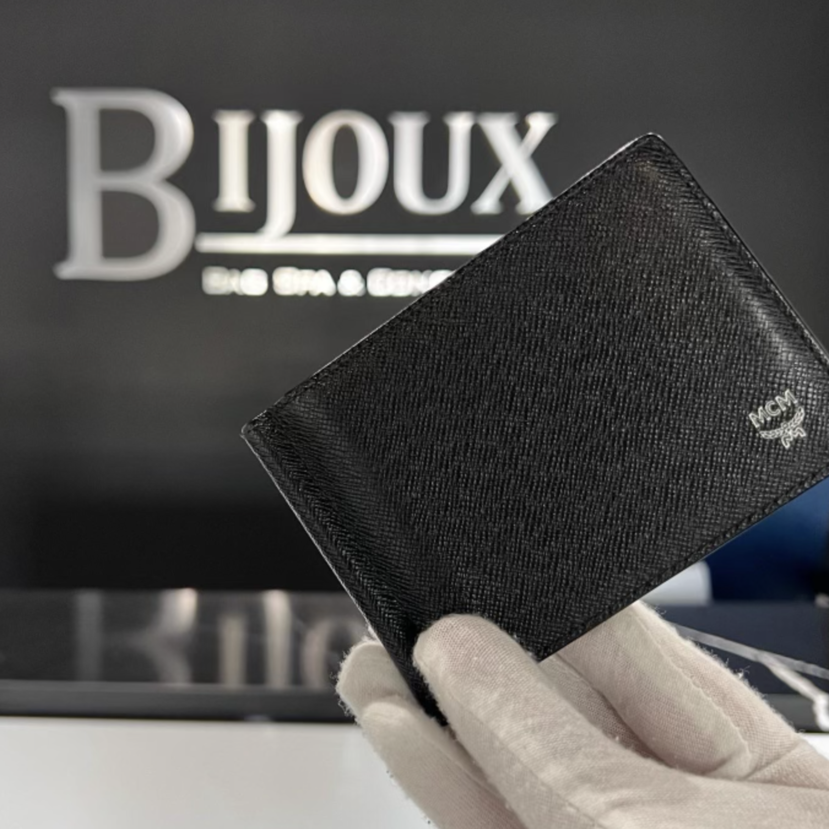 MCM SOLD - MCM Bifold Wallet with Money Clip