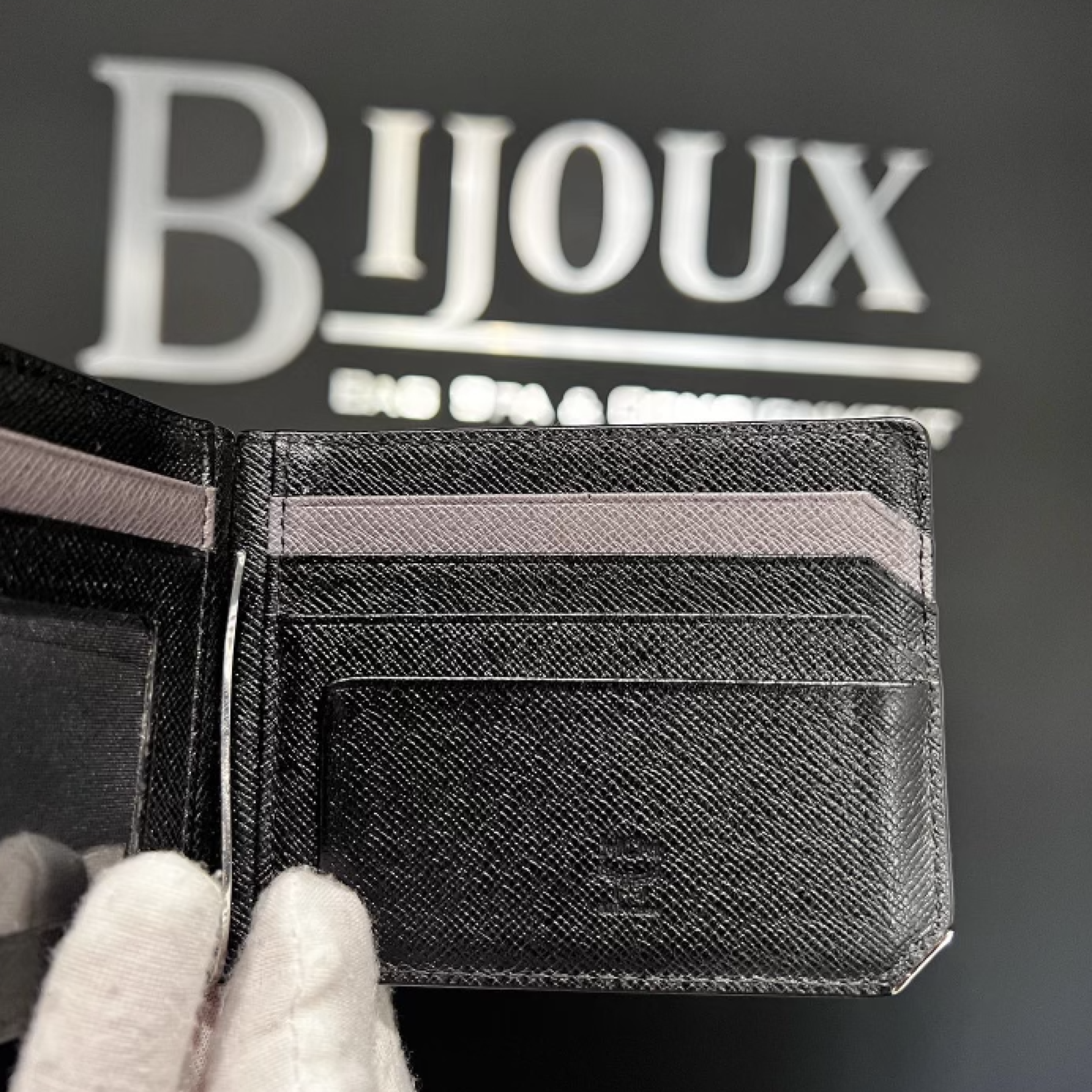 MCM SOLD - MCM Bifold Wallet with Money Clip