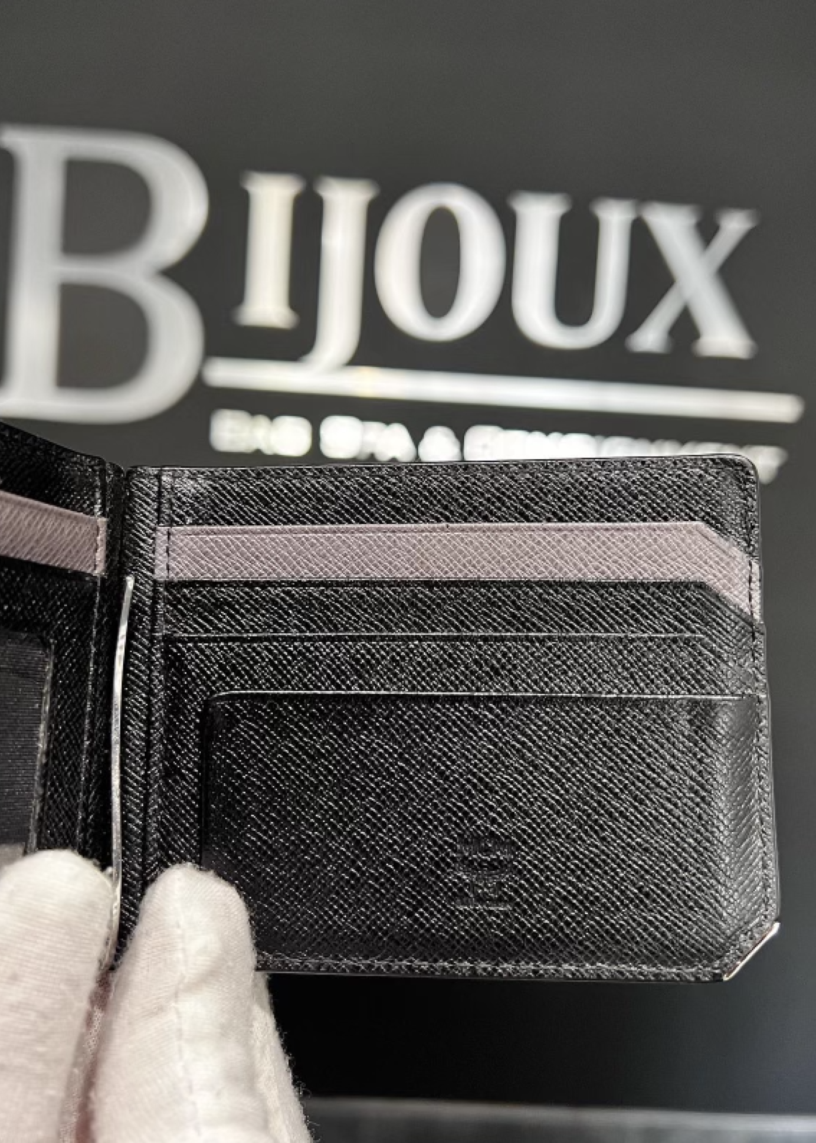 MCM SOLD - MCM Bifold Wallet with Money Clip