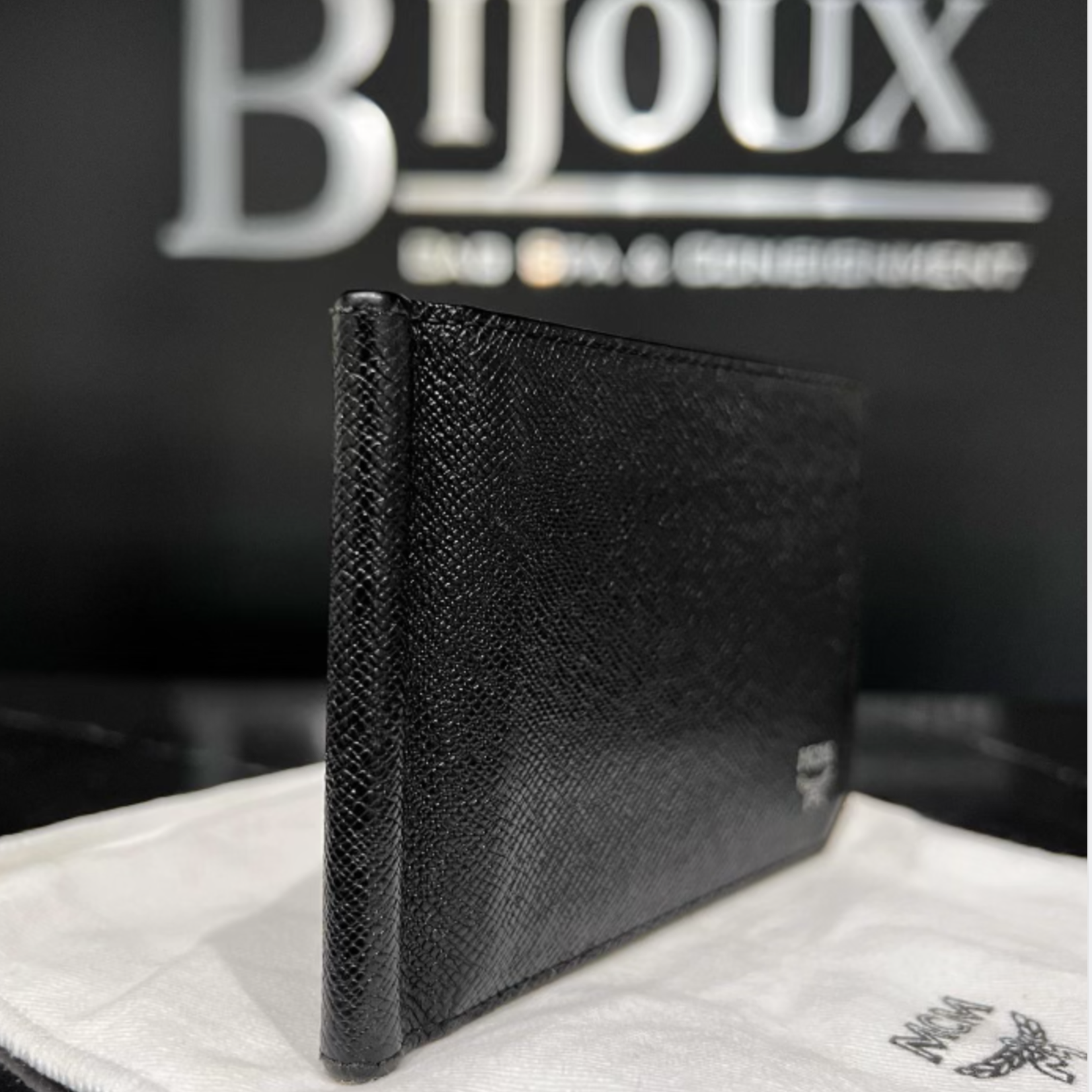 MCM SOLD - MCM Bifold Wallet with Money Clip