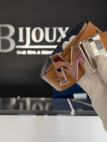 MCM SOLD - MCM Claus Cognac/Navy SHW Reversible Belt 1.75"