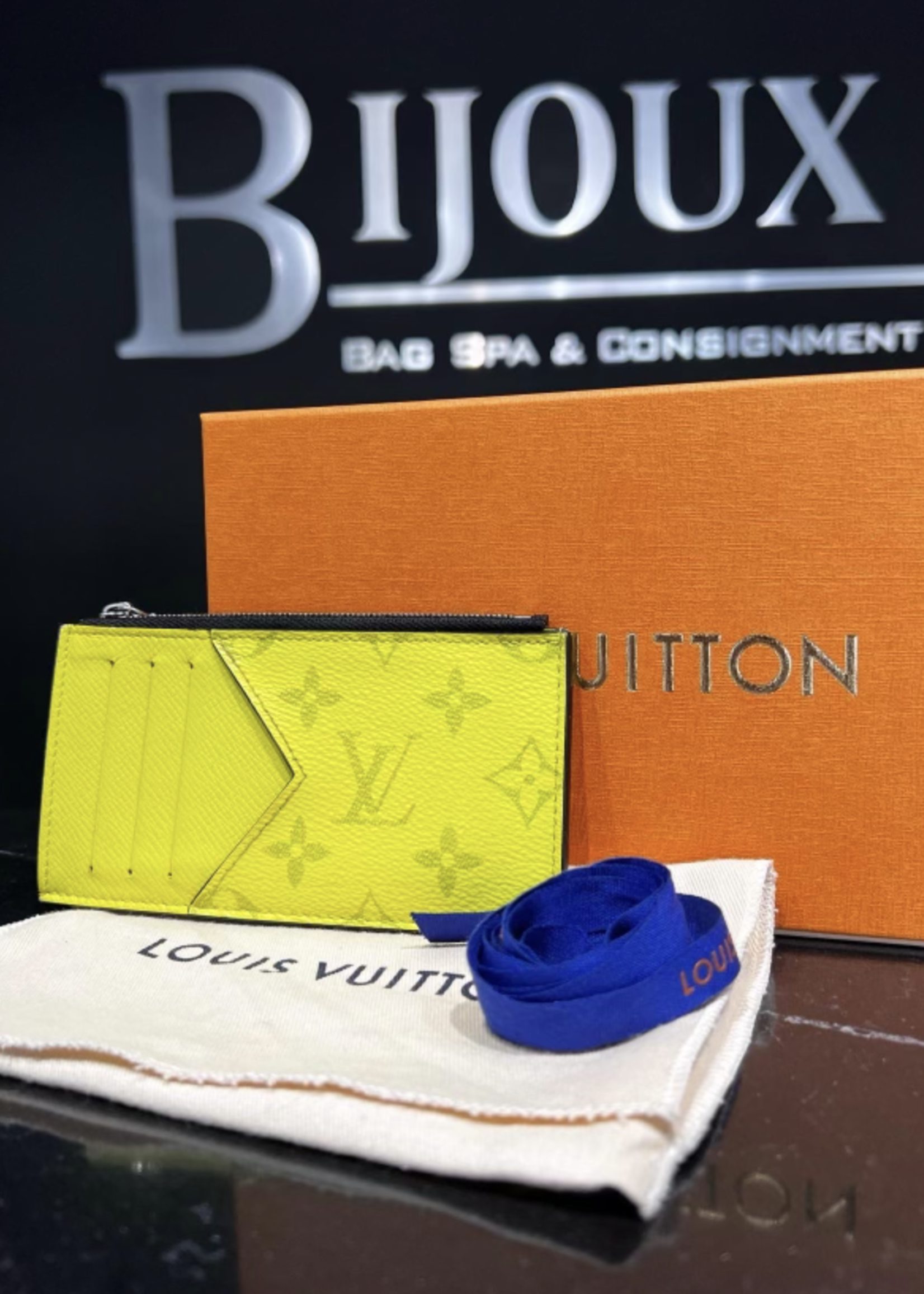 Louis Vuitton SOLD - Louis Vuitton Taigarama Coin Card Holder