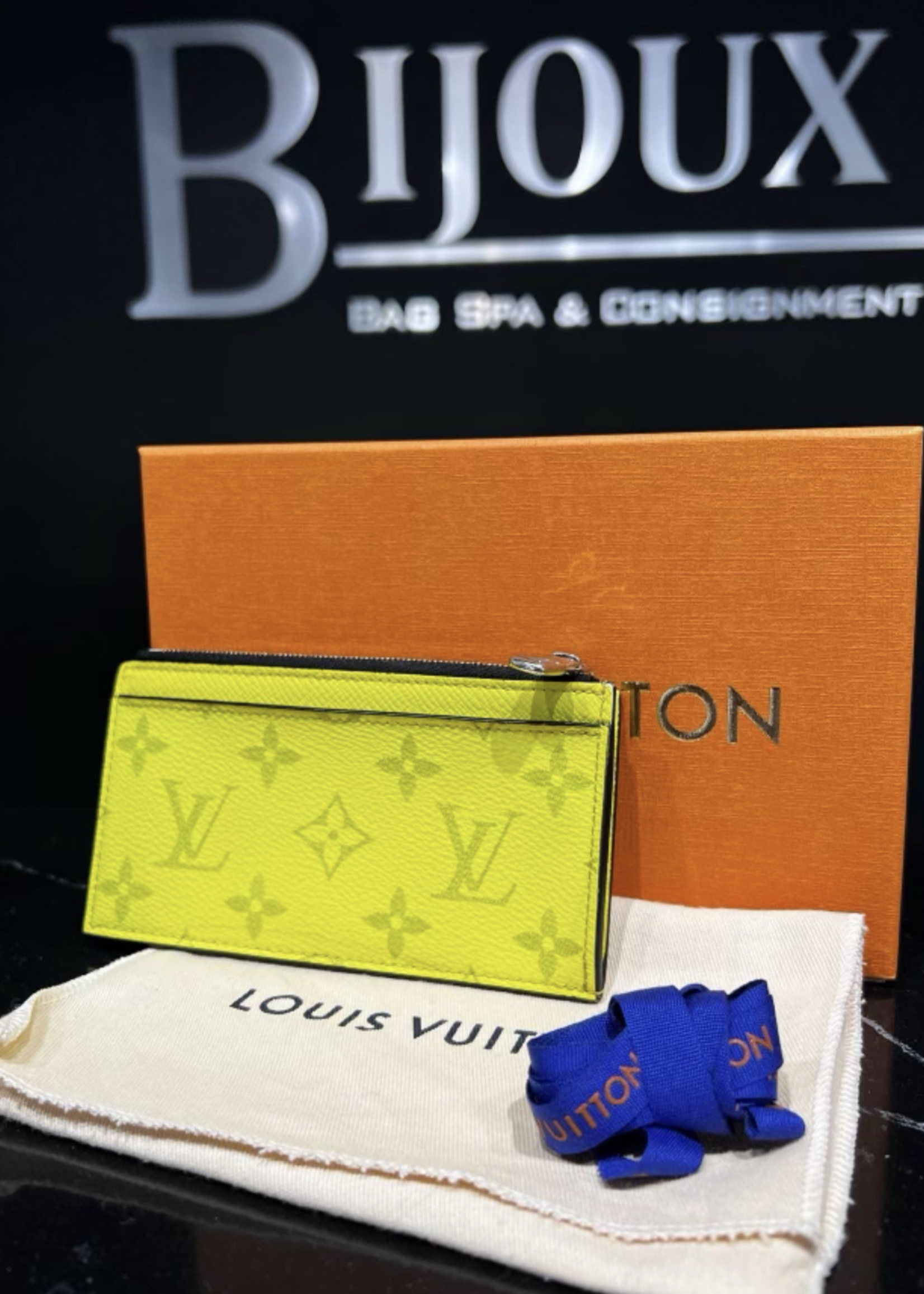 Louis Vuitton SOLD - Louis Vuitton Taigarama Coin Card Holder