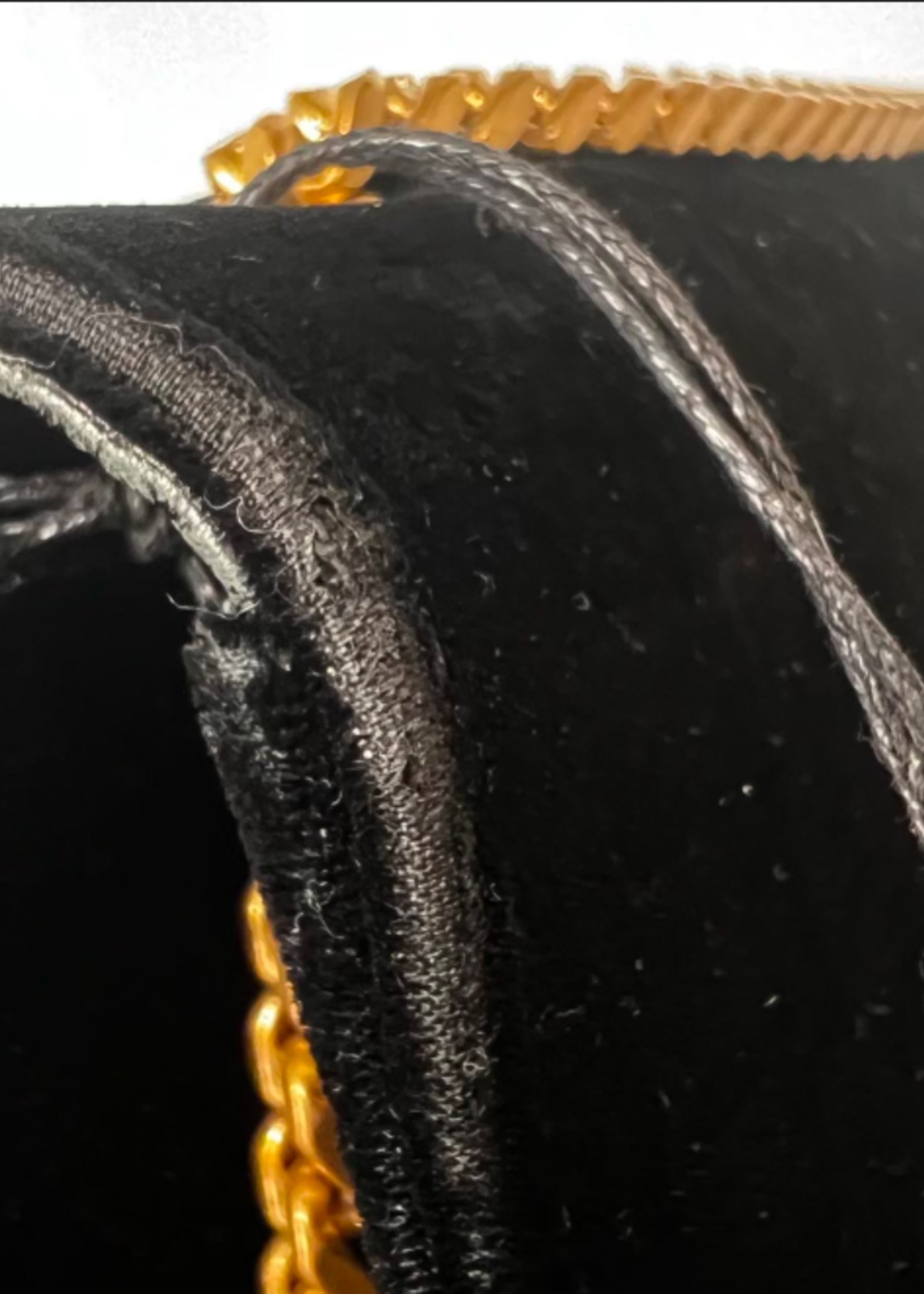 Saint Laurent SOLD - Saint Laurent Suede Tassel Black Kate Bag