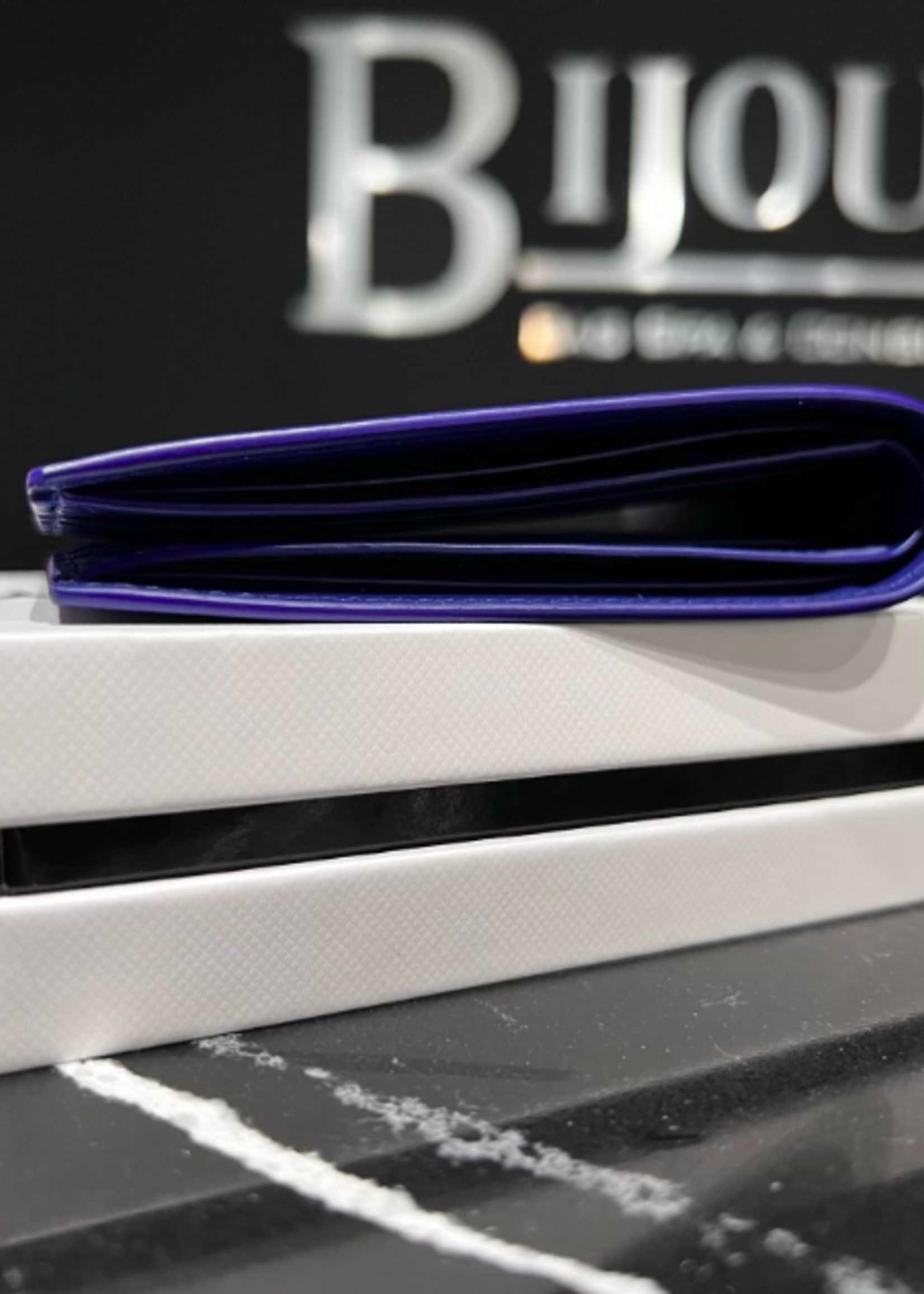 Givenchy SOLD - Givenchy Blue Bifold Wallet