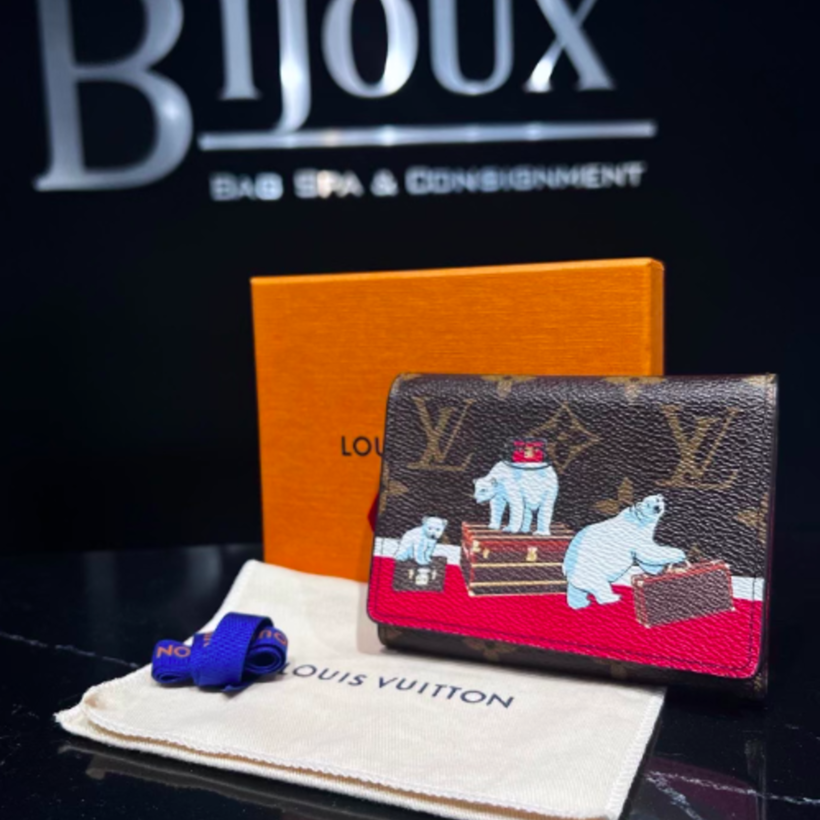 Louis Vuitton SOLD - Louis Vuitton Limited Edition Polar Bear Victroine Wallet