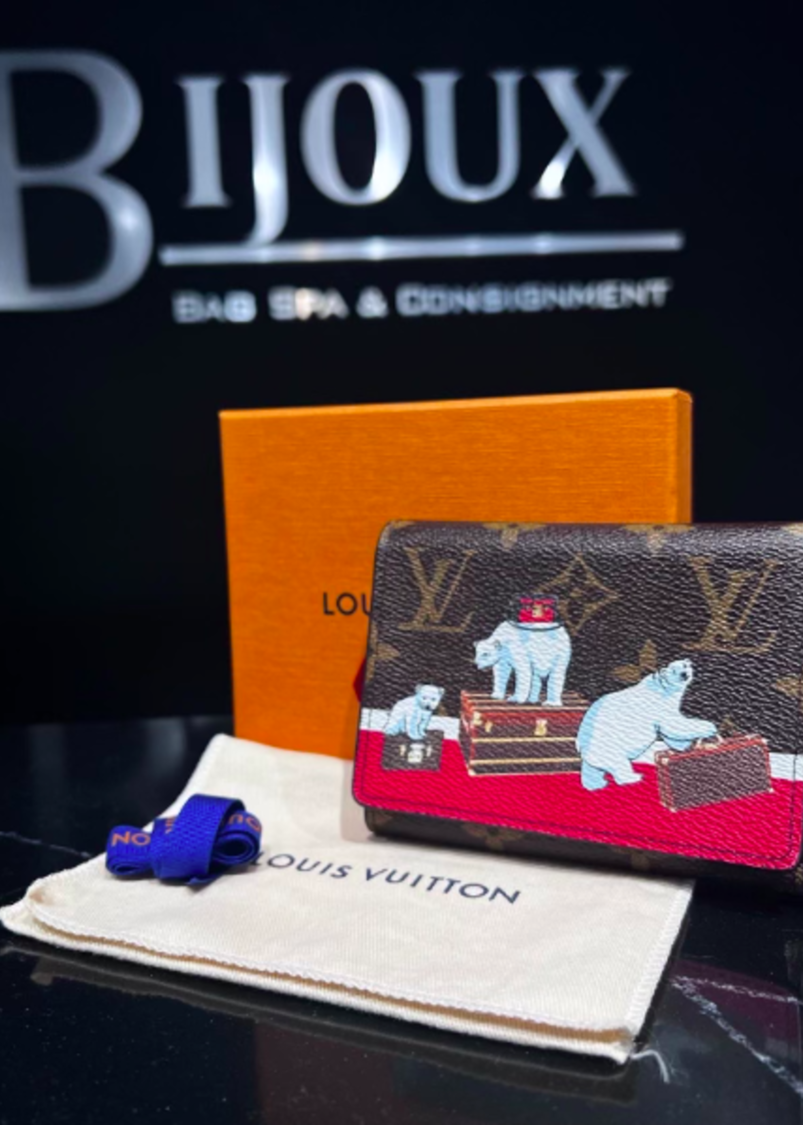 Louis Vuitton SOLD - Louis Vuitton Limited Edition Polar Bear Victroine Wallet
