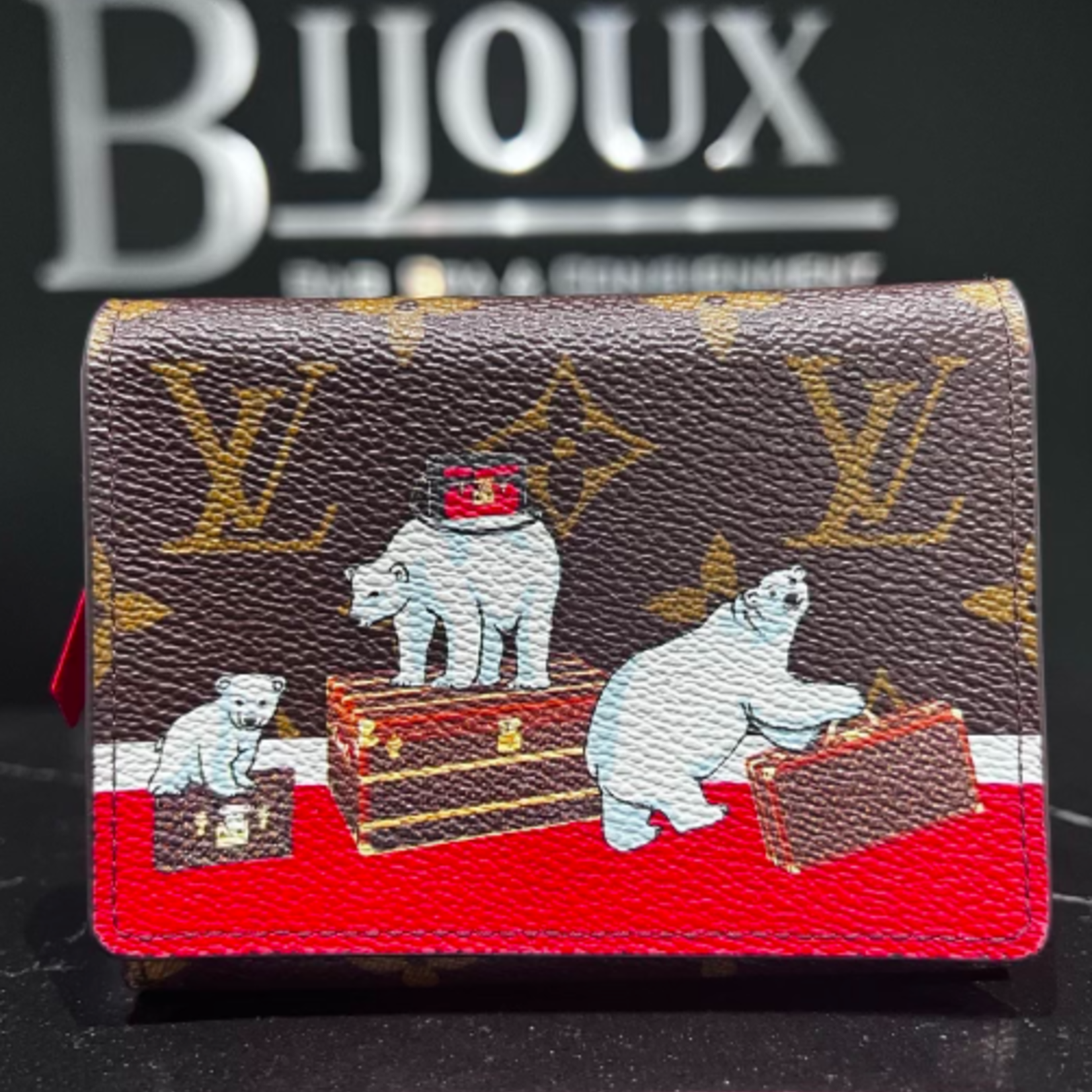 Louis Vuitton SOLD - Louis Vuitton Limited Edition Polar Bear Victroine Wallet