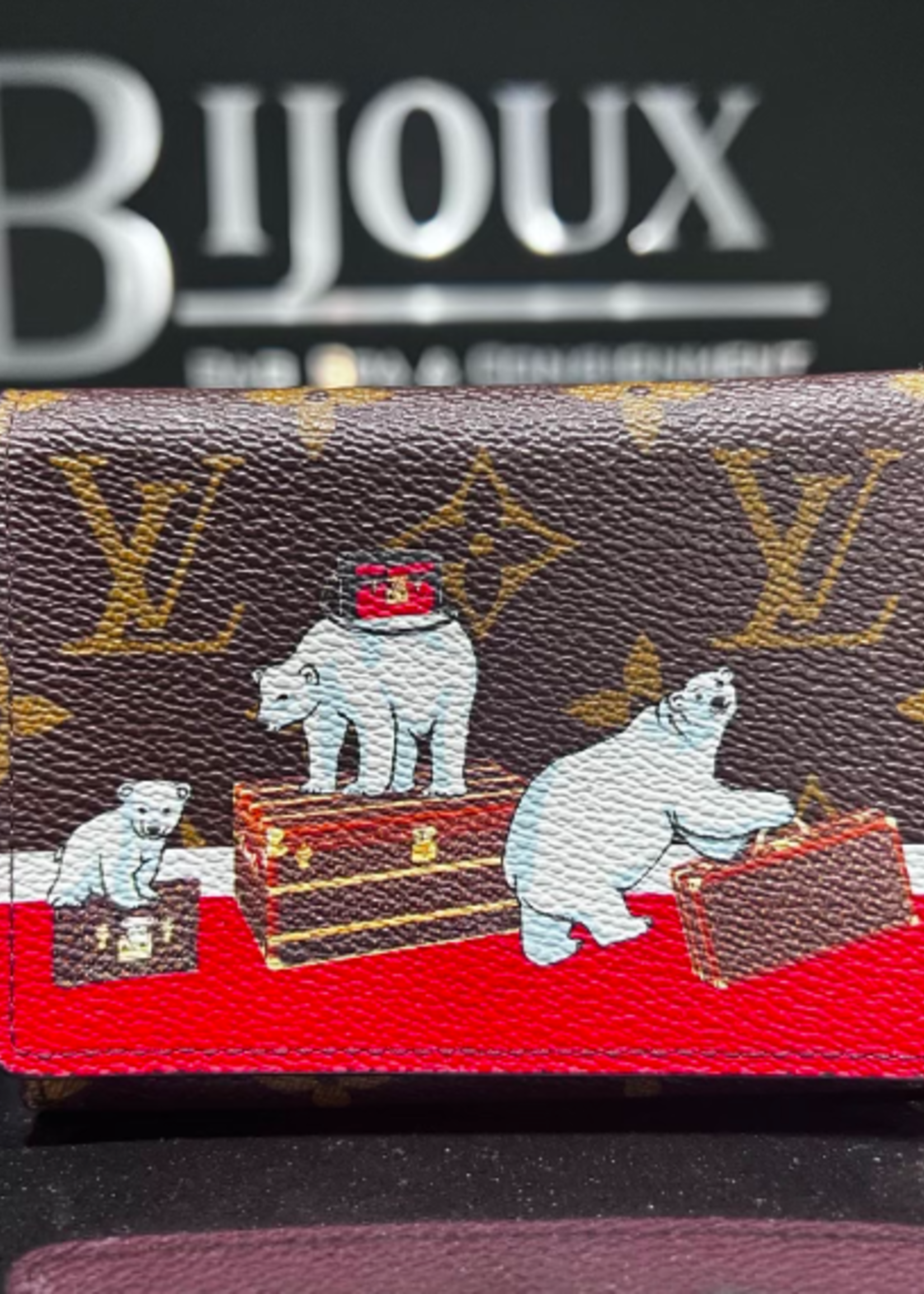 Louis Vuitton SOLD - Louis Vuitton Limited Edition Polar Bear Victroine Wallet