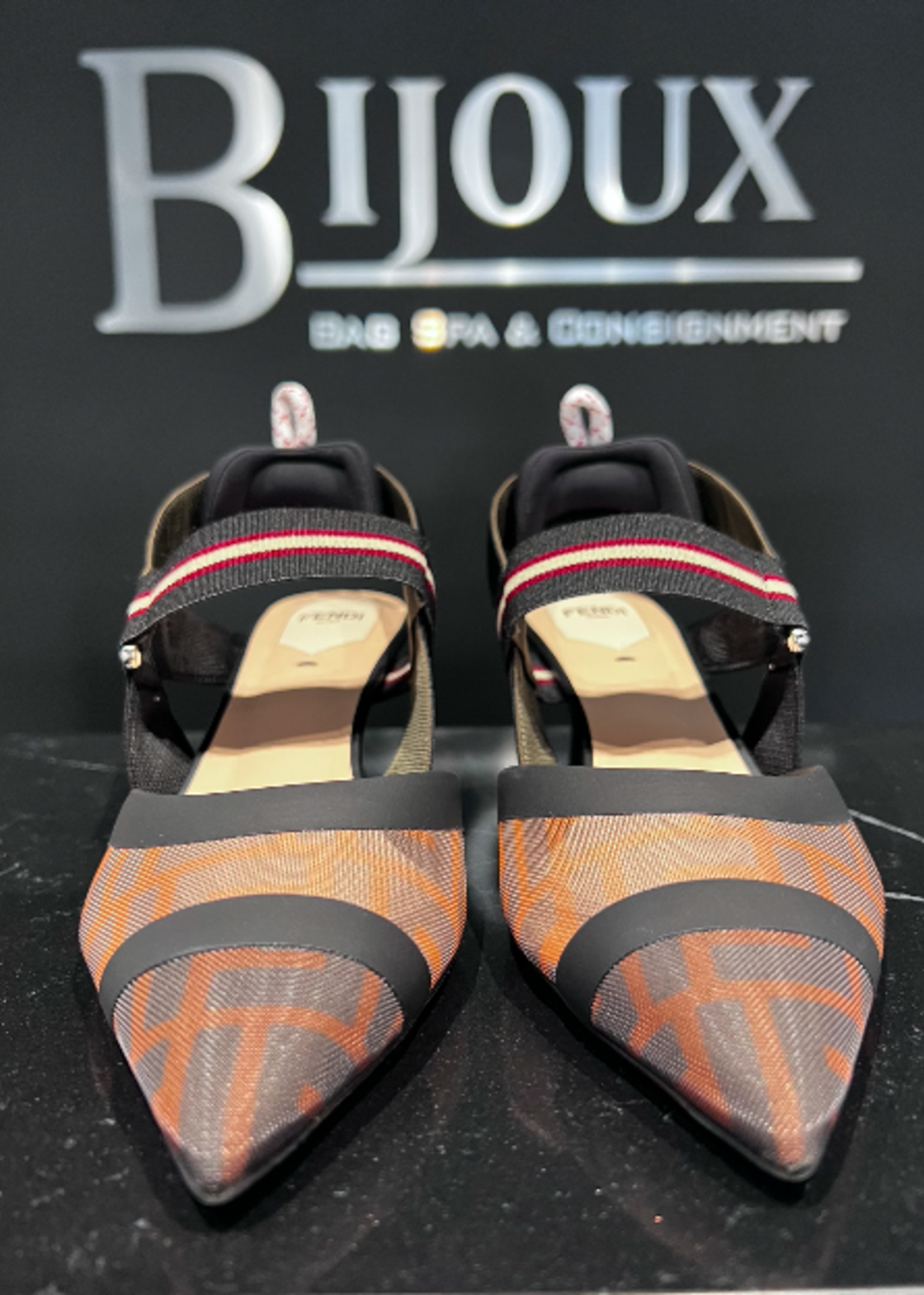 Fendi SOLD - Fendi Colibri Mesh Size - 39