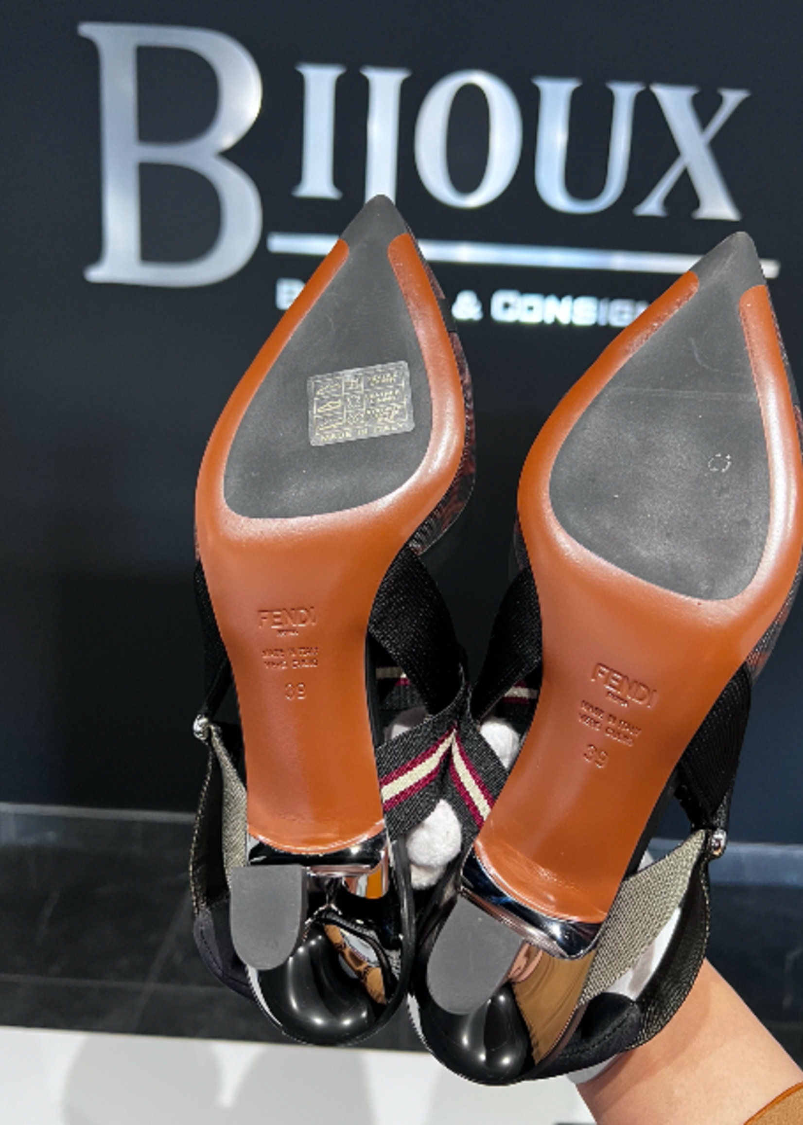 Fendi SOLD - Fendi Colibri Mesh Size - 39