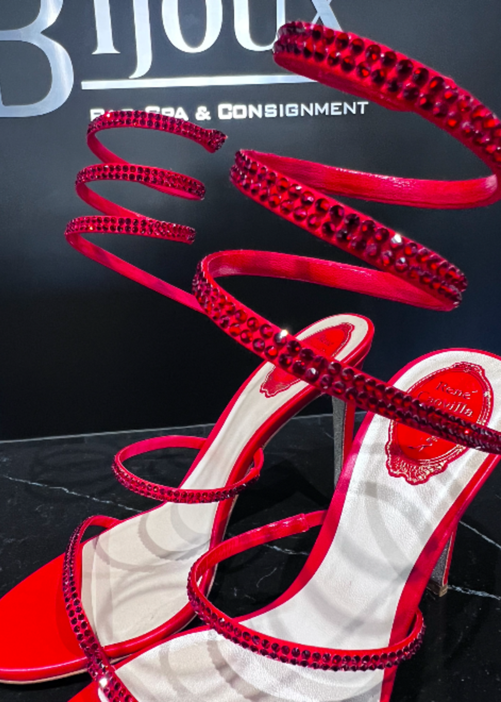 Rene Caovilla SOLD - Rene Caovilla Red Size - 40.5