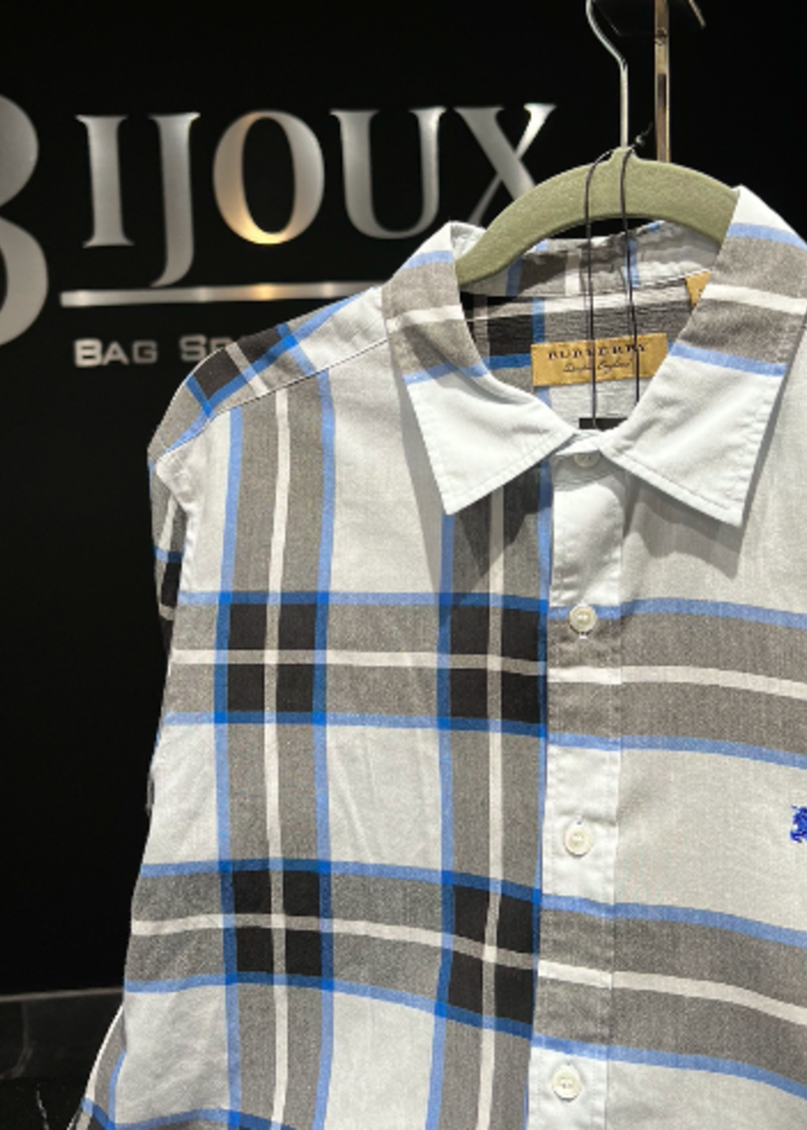 Burberry SOLD - Burberry Blue Plaid Size - LRG