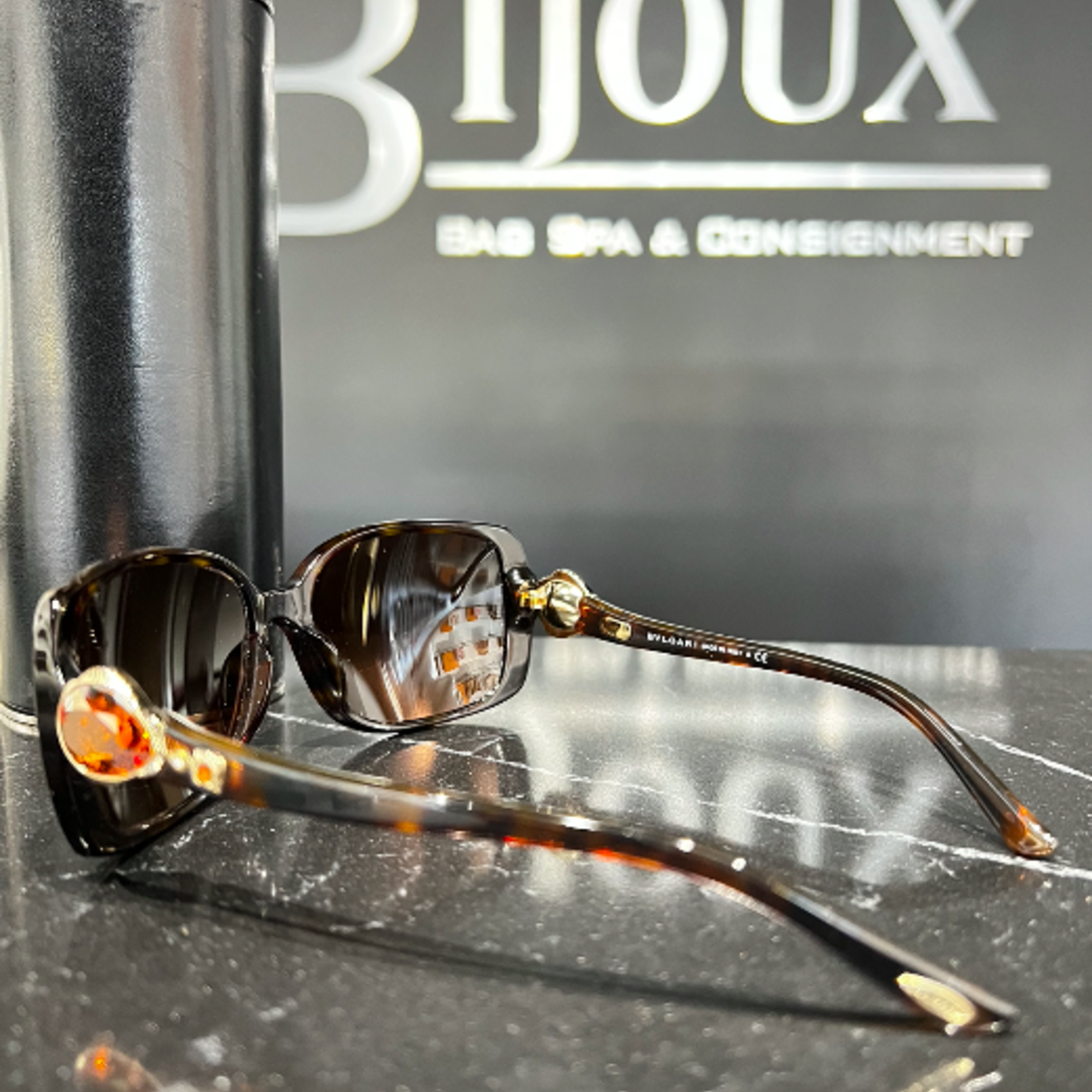 Bvlgari Swarovski Gem 8079 Sunglasses