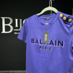 Balmain Balmain Logo T-Shirt With Buttons