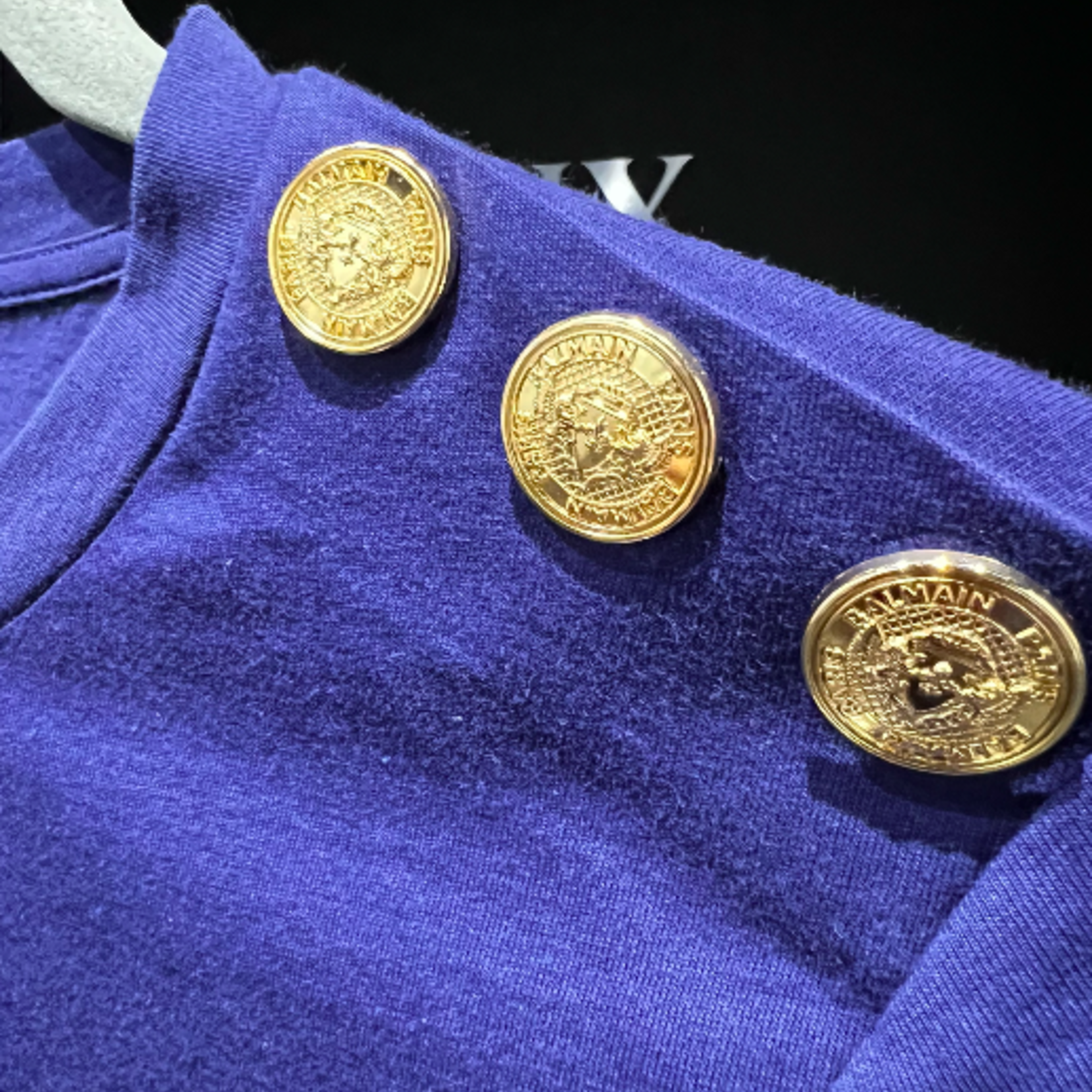 Balmain Balmain Logo T-Shirt With Buttons