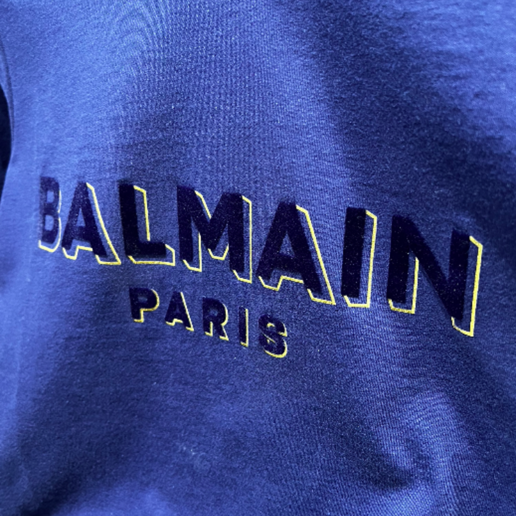 SOLD - Balmain Logo T-Shirt With Buttons