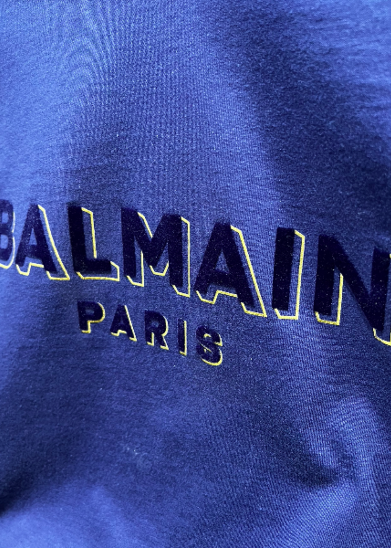 SOLD - Balmain Logo T-Shirt With Buttons