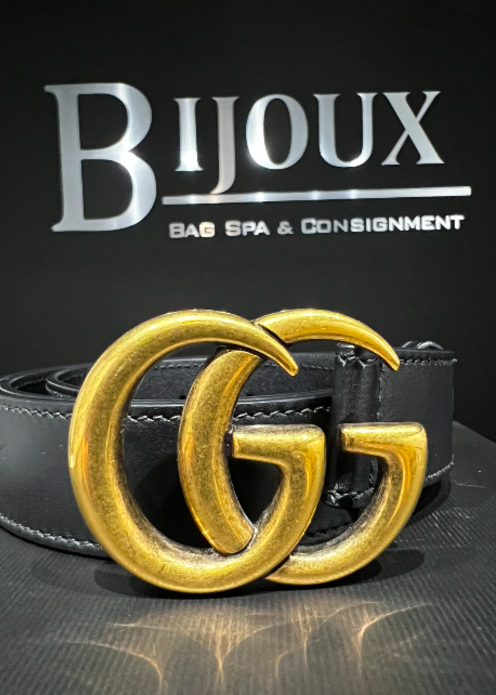 Gucci SOLD - Gucci Marmont Belt 85