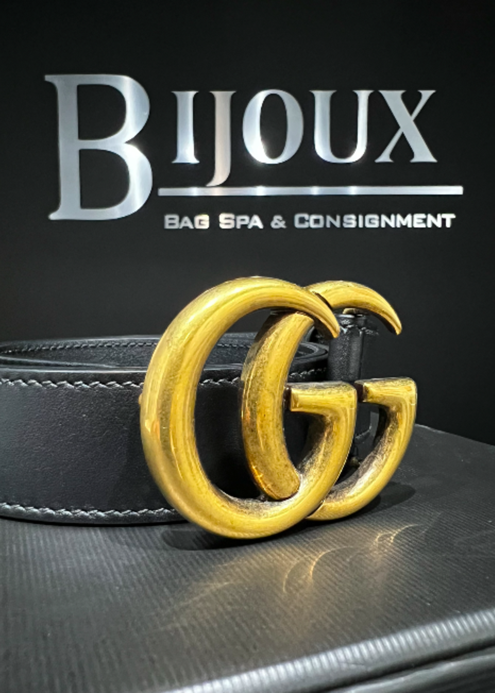 Gucci SOLD - Gucci Marmont Belt 85