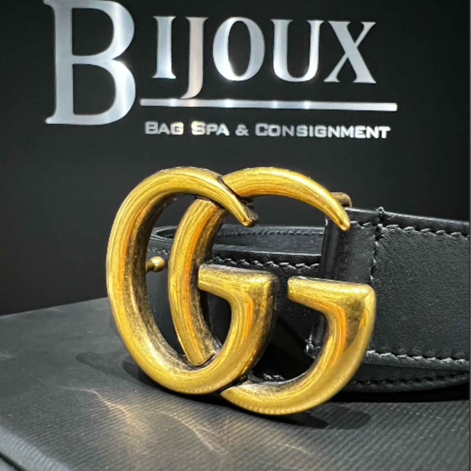 Gucci SOLD - Gucci Marmont Belt 85